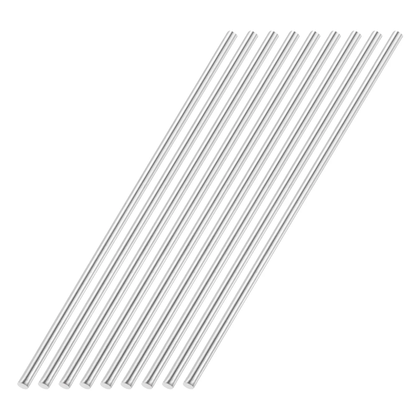 9pcs 4mmx150mm 304 Stainless Steel Solid Round Rod for DIY Craft