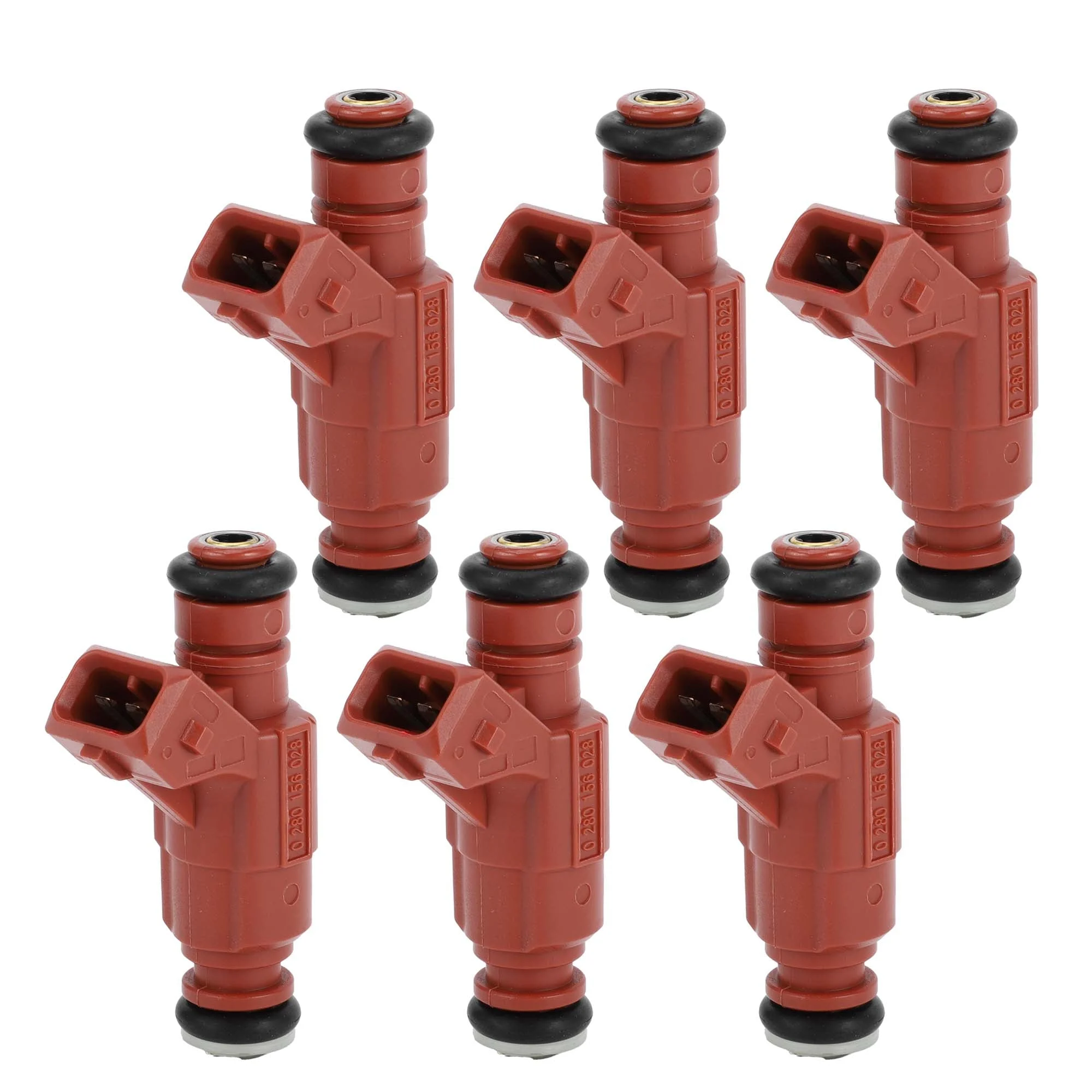 Fuel Injector for Ford Explorer Flow Matched No.1L2Z-9F593-CA | Fuel Injection Nozzle Red 6 Pcs