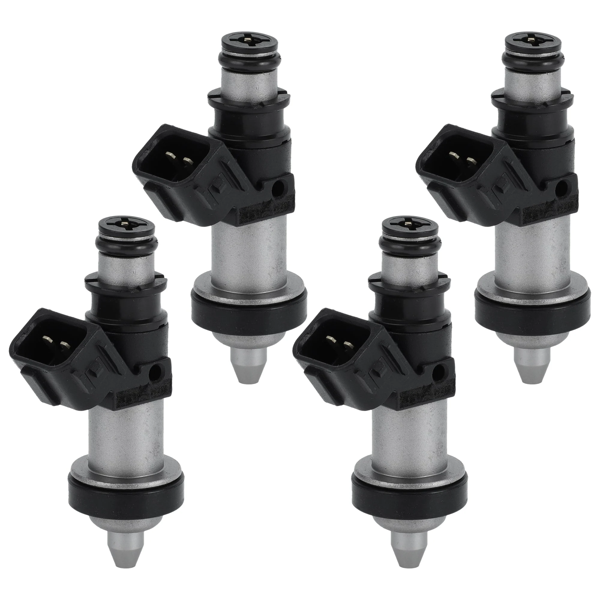 No.06164-PCA-000 Fuel Injector for Honda CR-V EX, LX 1999-2001 2.0L Black 4 Pcs