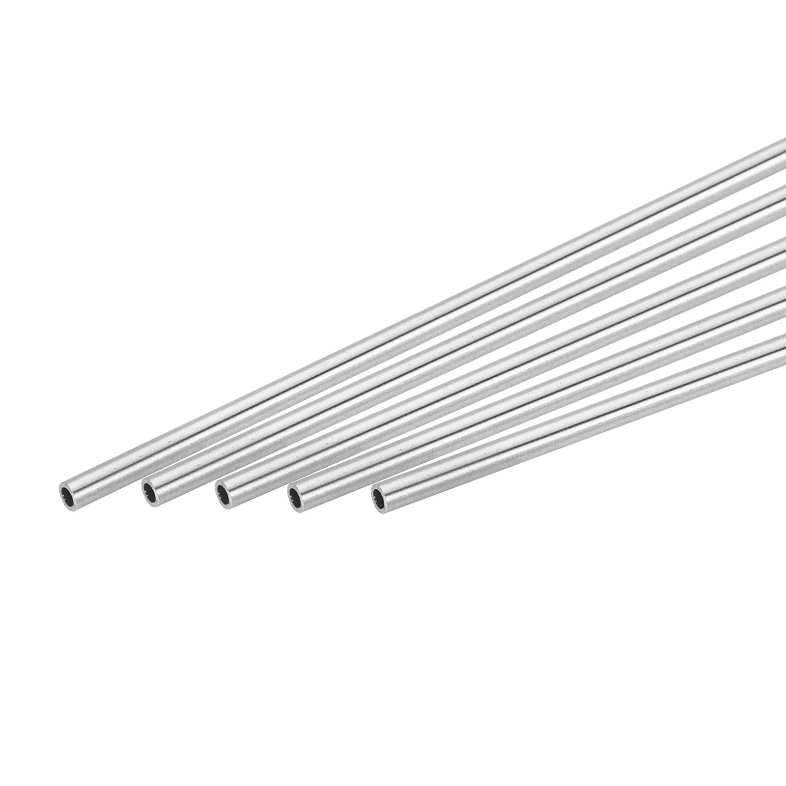 5Pcs 304 Stainless Steel Tube, OD 8mm x 1mm Wall Thick 300mm Length Capillary Metal Tubing for Industry Machinery