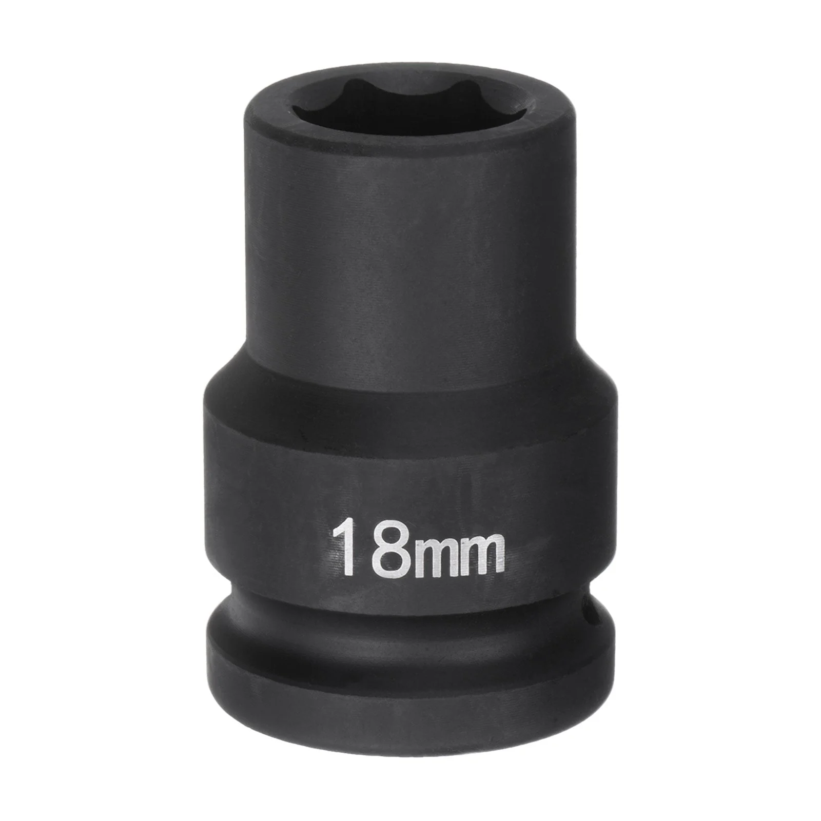 6-Point Impact Socket 3/4" Drive 18mm Metric 40Cr Impact Socket