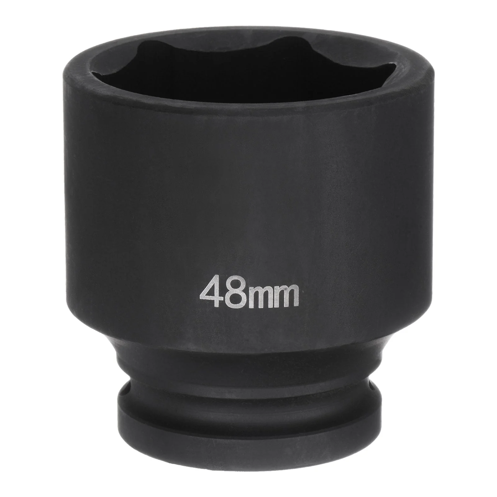 6-Point Impact Socket 3/4" Drive 48mm Metric 40Cr Alloy Steel Spindle Axle Nut Impact Socket