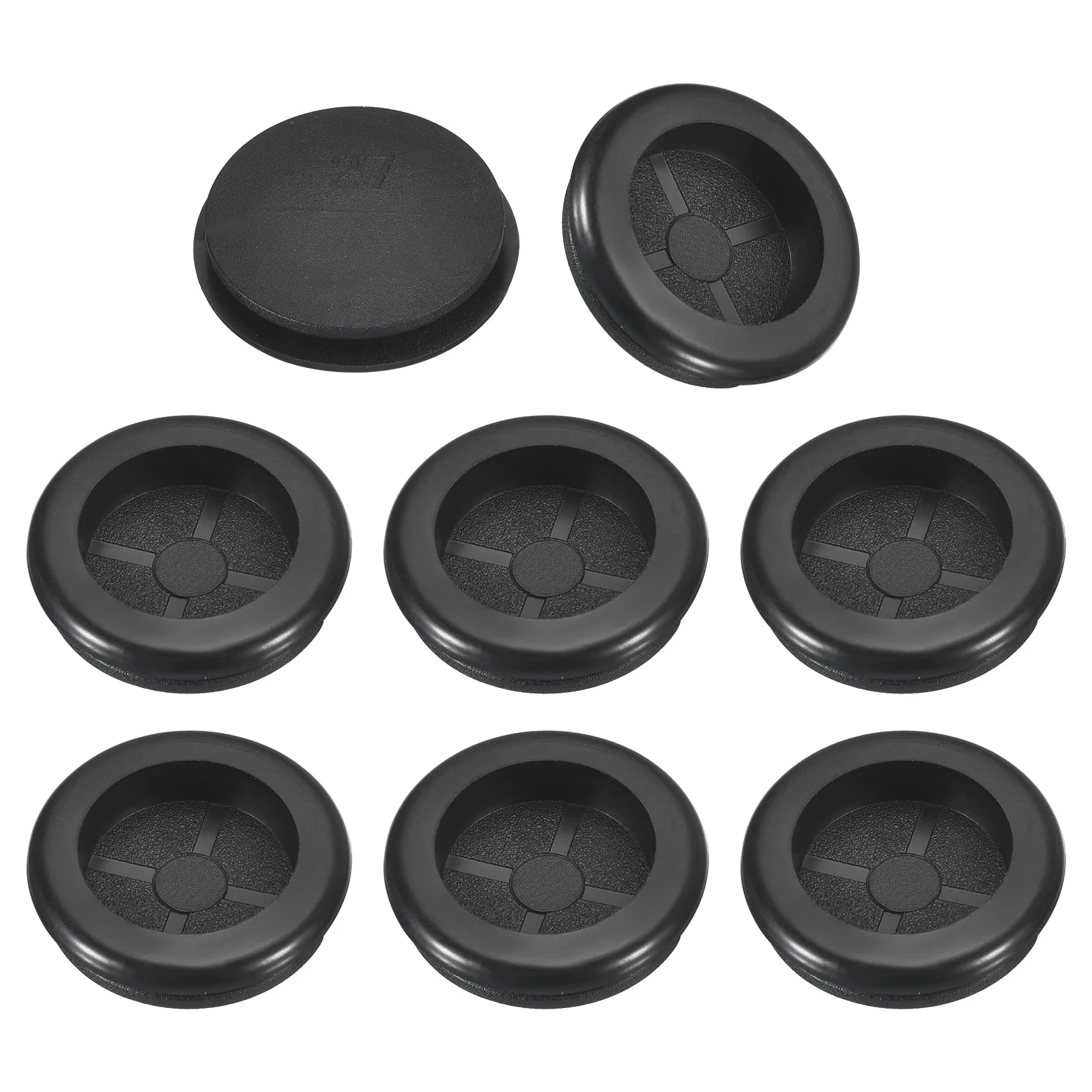 32Pcs Single Sided Rubber Grommets 1" (27mm) Drill Hole, 1" (23mm) ID
