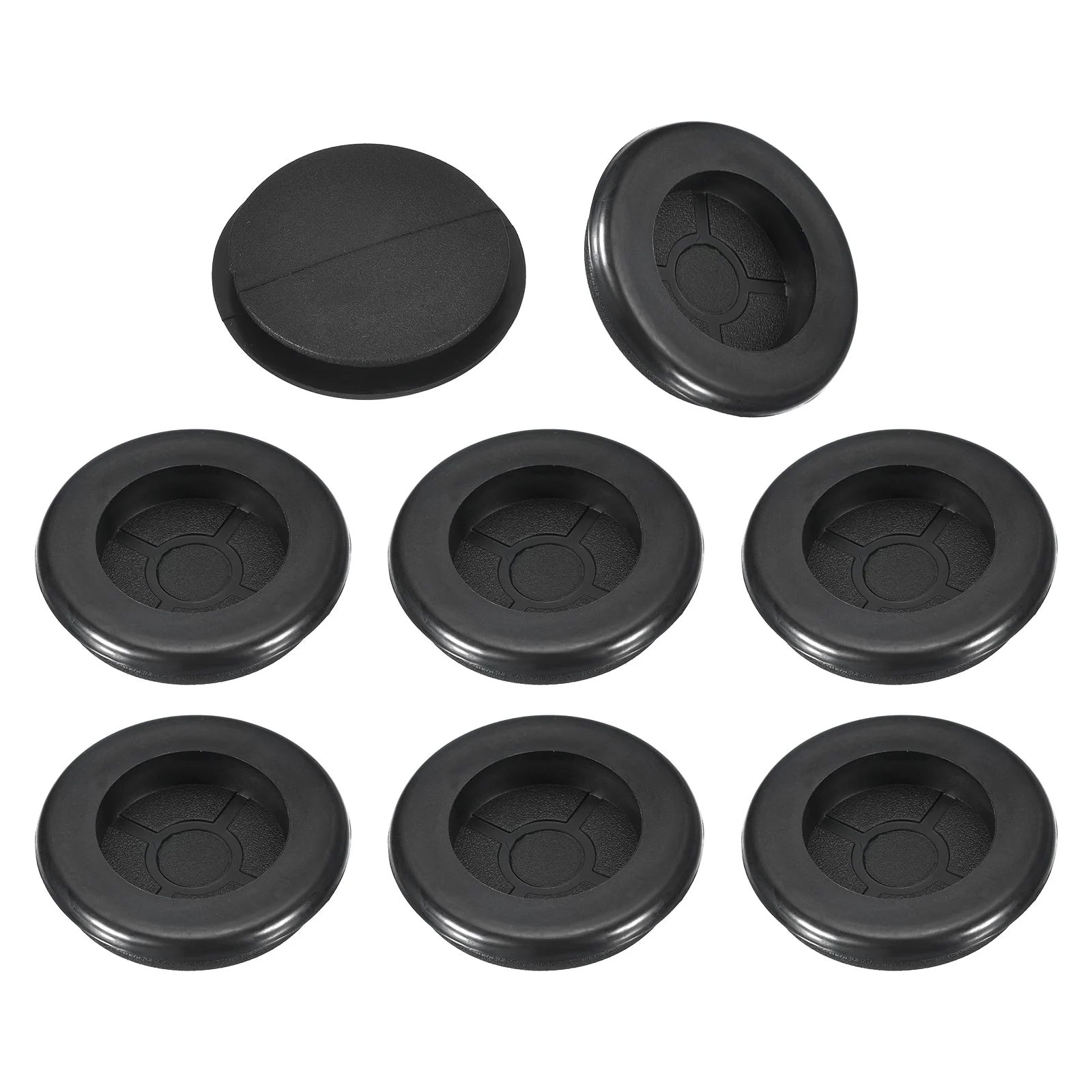 24Pcs Single Sided Rubber Grommets 1-1/8" (30mm) Drill Hole, 1" (26mm) ID