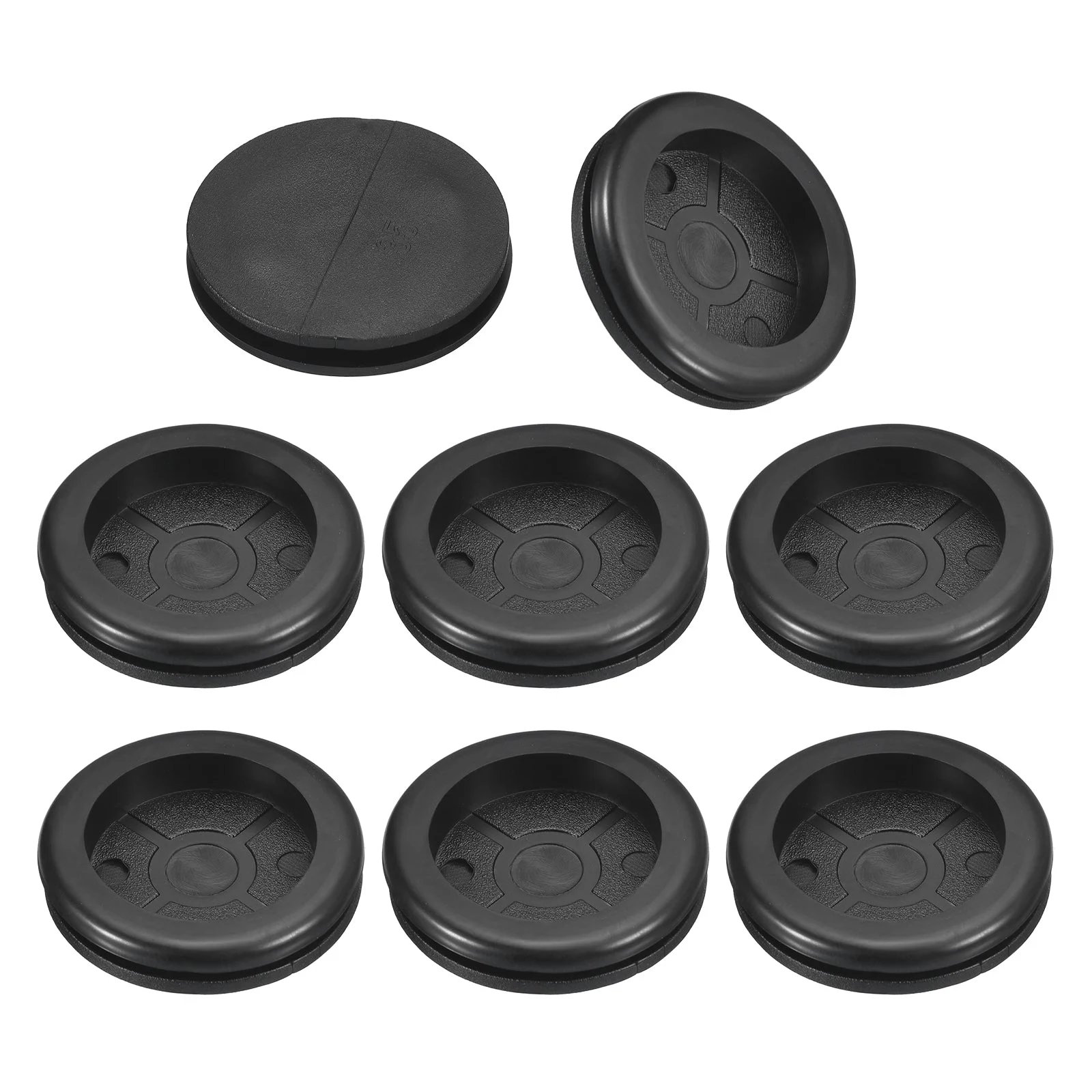 12Pcs Single Sided Rubber Grommets 1-3/8" (35mm) Drill Hole, 1-1/4" (31mm) ID