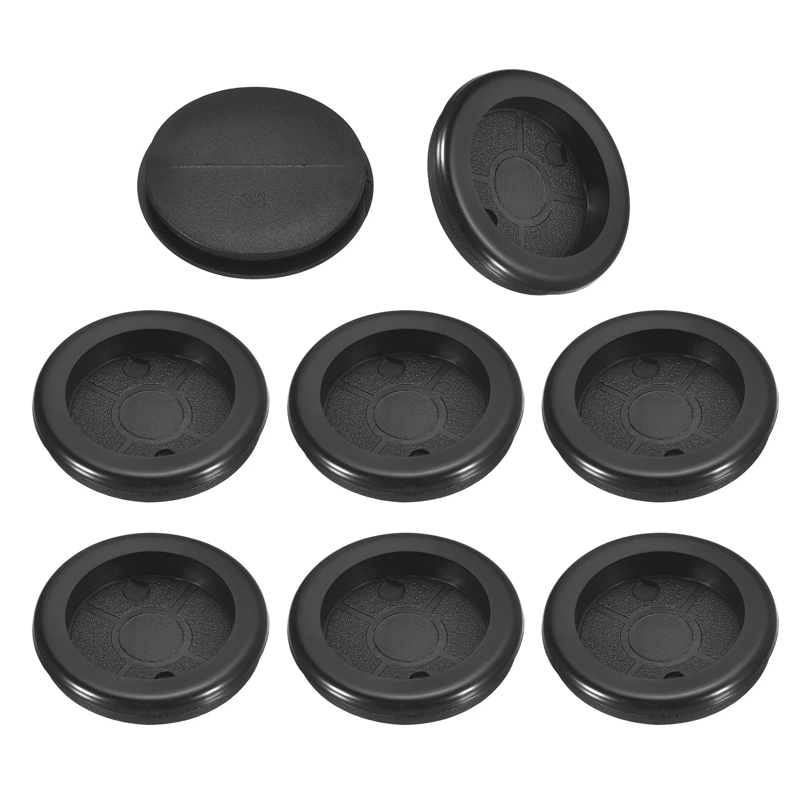 24Pcs Single Sided Rubber Grommets 1-4/8" (38mm) Drill Hole, 1-1/4" (31mm) ID