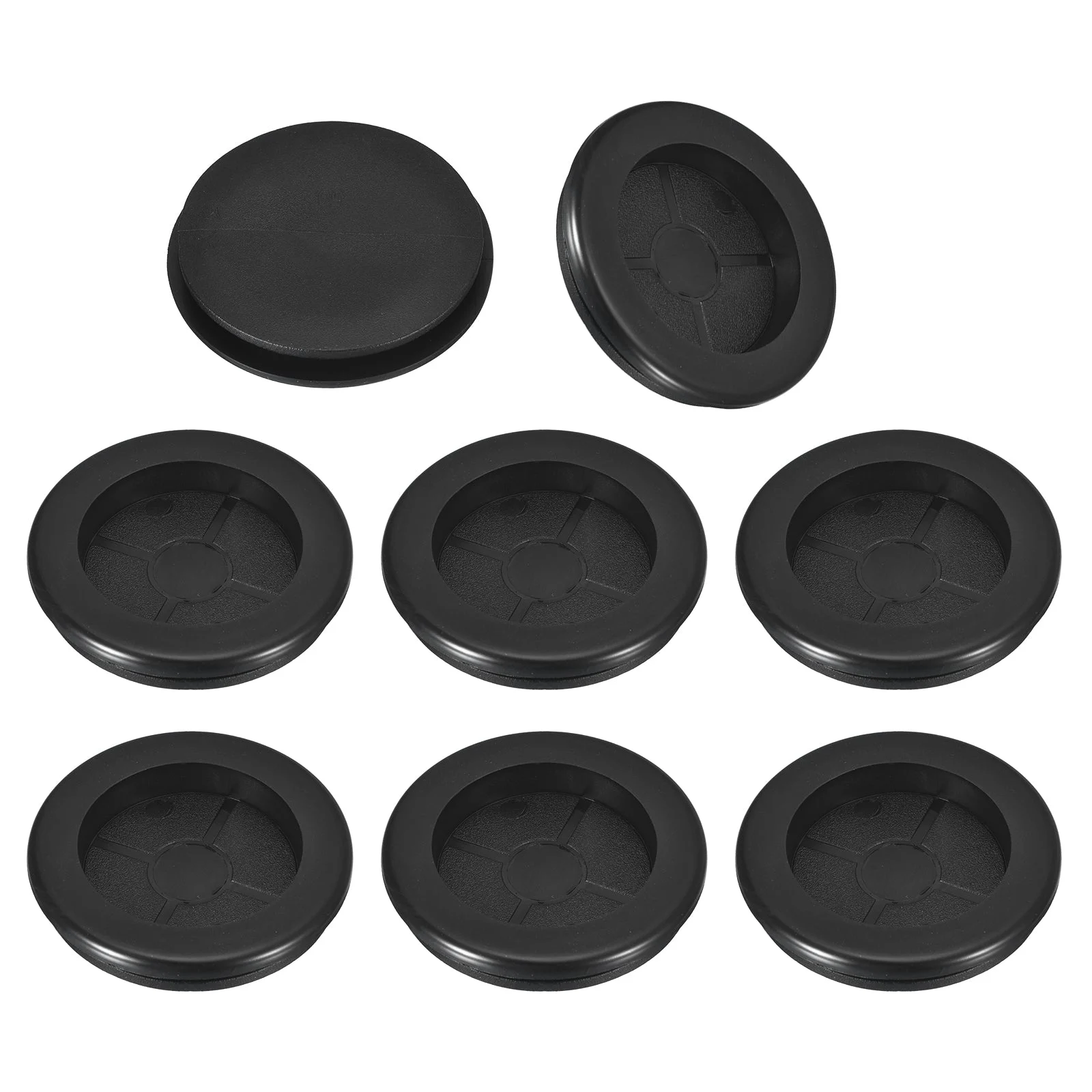 8Pcs Single Sided Rubber Grommets 2" 50mm Drill Hole 1-2/4" 41mm ID