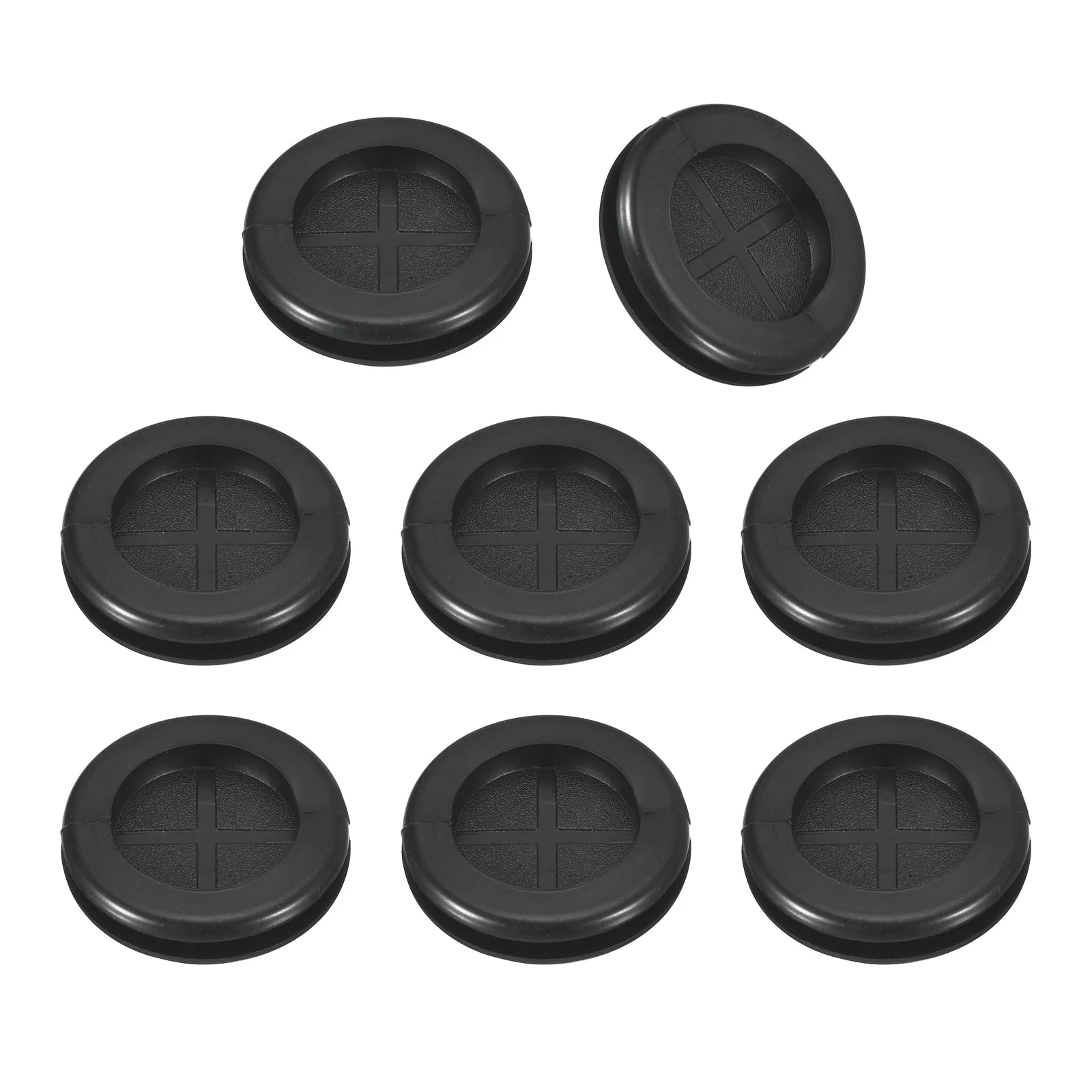 32Pcs Double Sided Rubber Grommets 1" (25mm) Drill Hole, 3/4" (20mm) ID