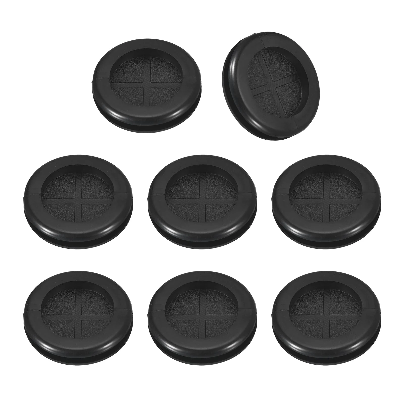 12Pcs Double Sided Rubber Grommets 1" (27mm) Drill Hole, 7/8" (22mm) ID