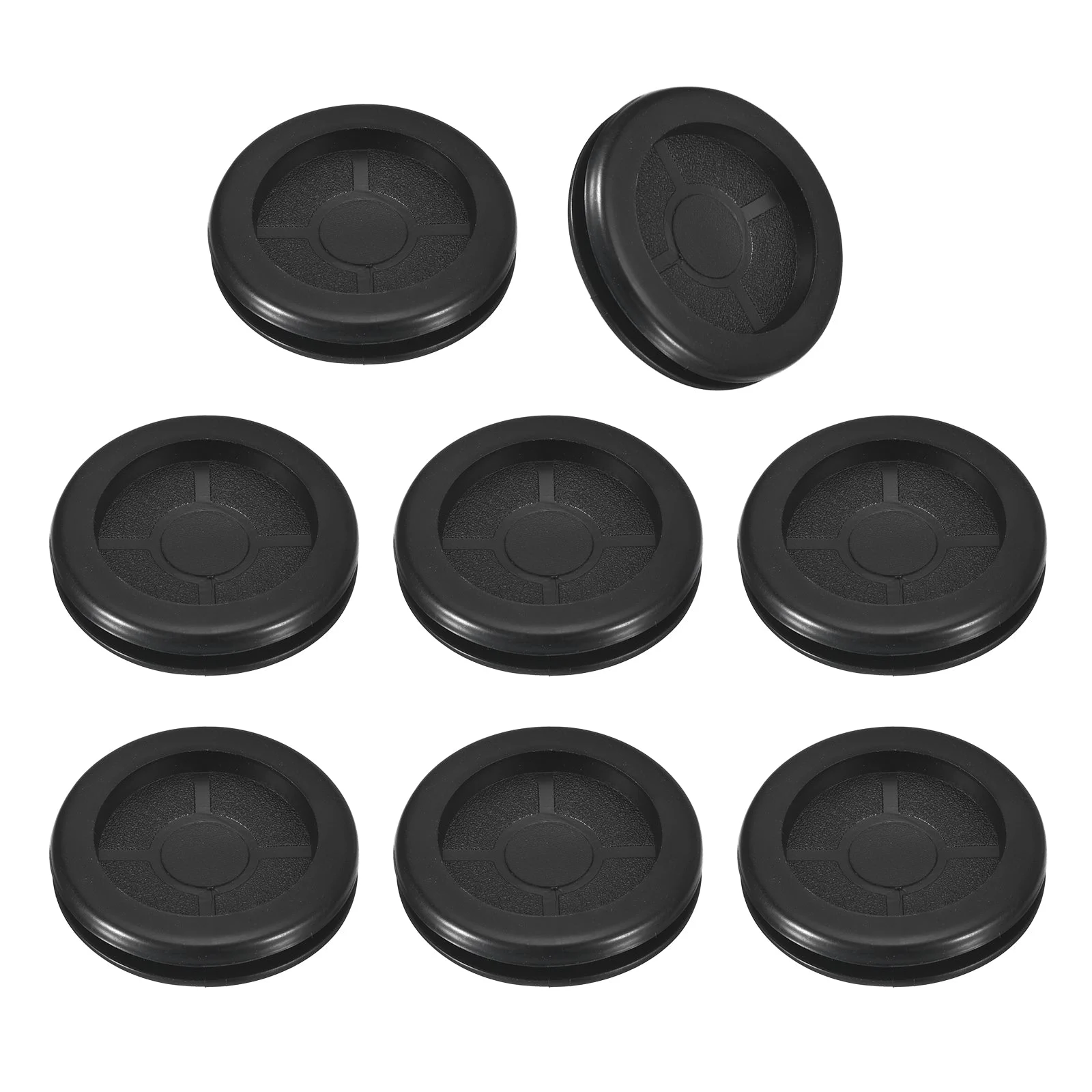 8Pcs Double Sided Rubber Grommets 1-2/8" (32mm) Drill Hole, 1-1/4" (29mm) ID