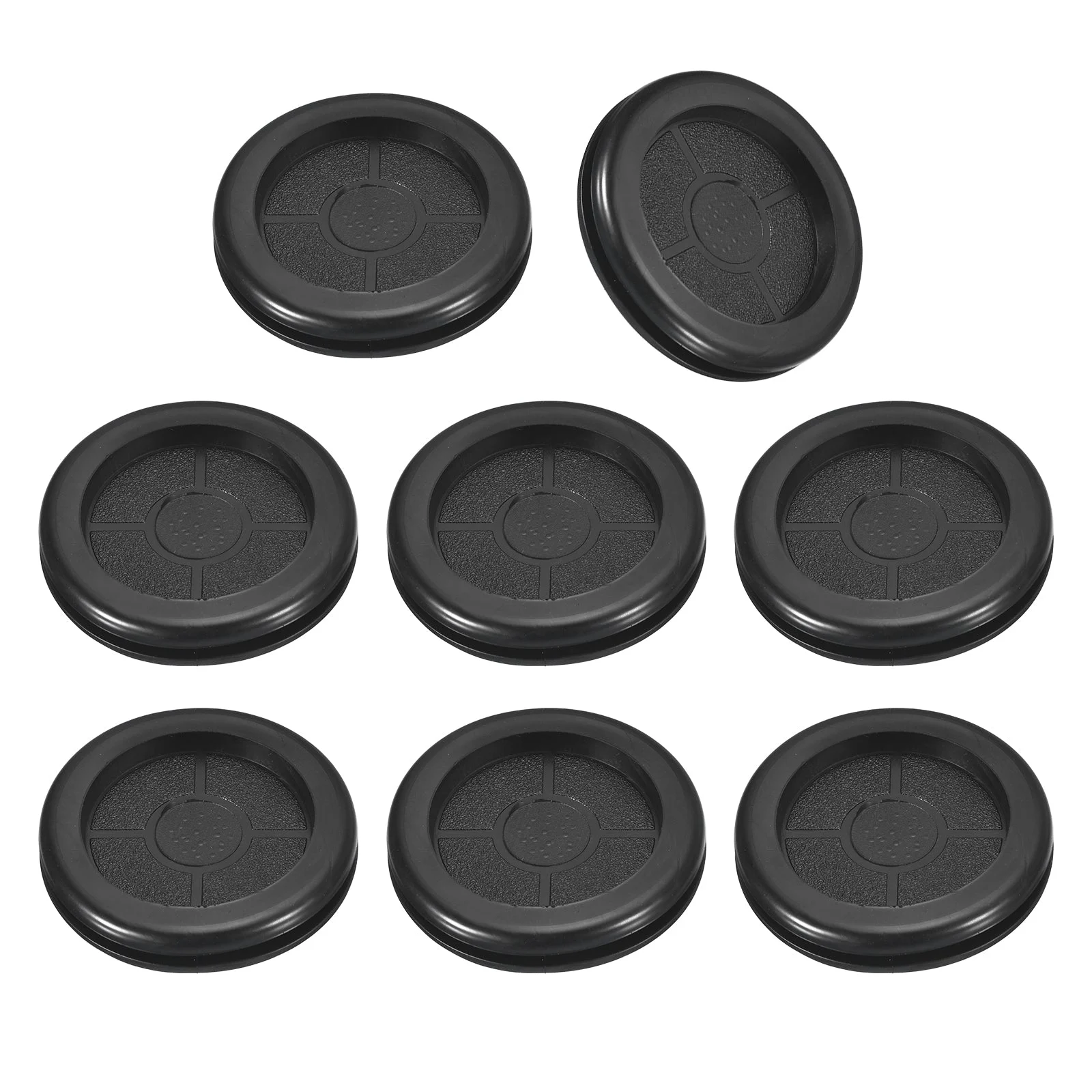 8Pcs Double Sided Rubber Grommets 1-4/8" (38mm) Drill Hole, 1-1/4" (30mm) ID