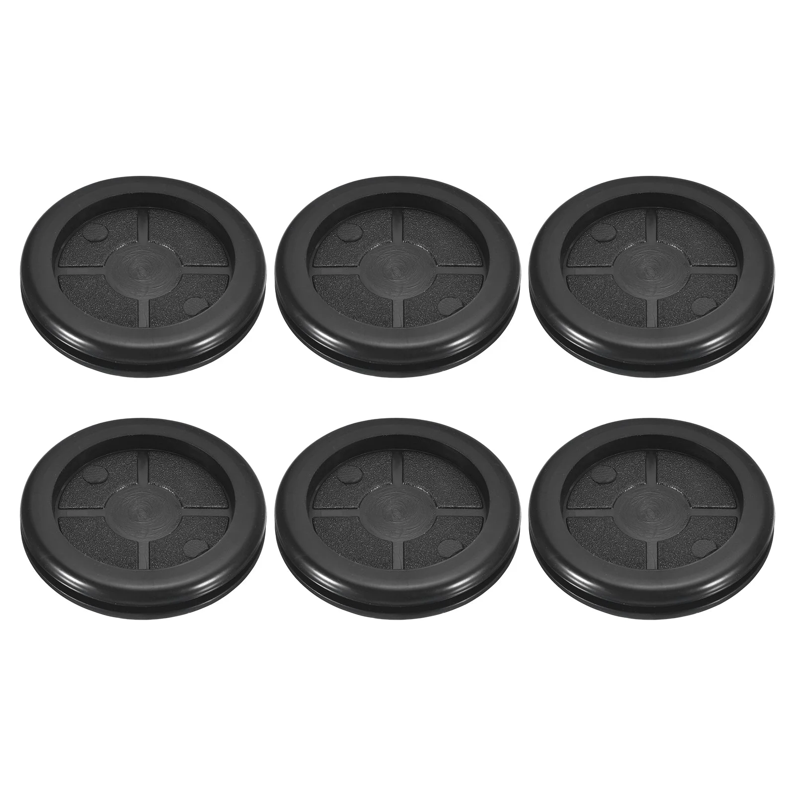 6Pcs Double Sided Rubber Grommets 1-5/8" (40mm) Drill Hole, 1-1/4" (32mm) ID