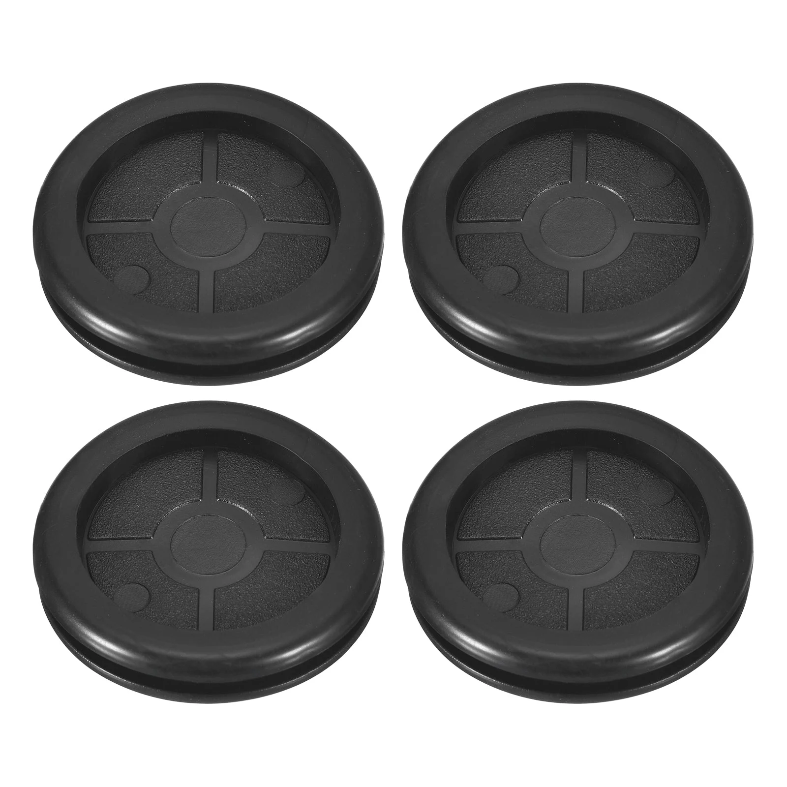 4Pcs Double Sided Rubber Grommets 1-5/8" (42mm) Drill Hole, 1-2/4" (35mm) ID