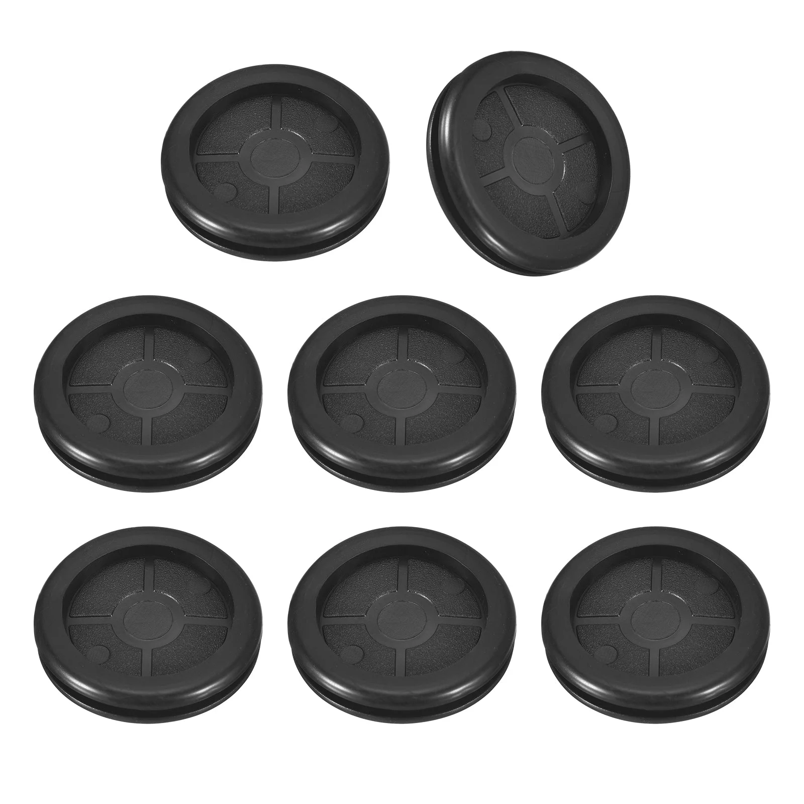 8Pcs Double Sided Rubber Grommets 1-5/8" (42mm) Drill Hole, 1-2/4" (35mm) ID