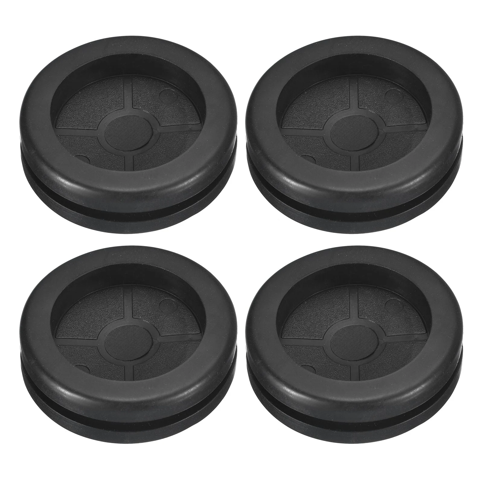 4Pcs Double Sided Rubber Grommets 1-7/8" (47mm) Drill Hole 1-2/4" (36mm) ID