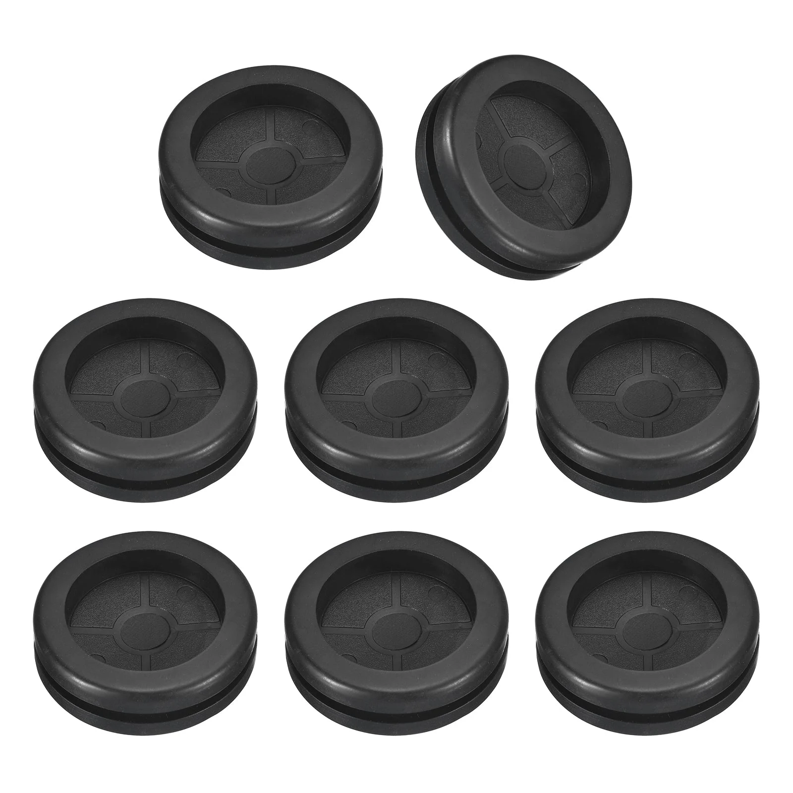 8Pcs Double Sided Rubber Grommets 1-7/8" (47mm) Drill Hole, 1-2/4" (36mm) ID
