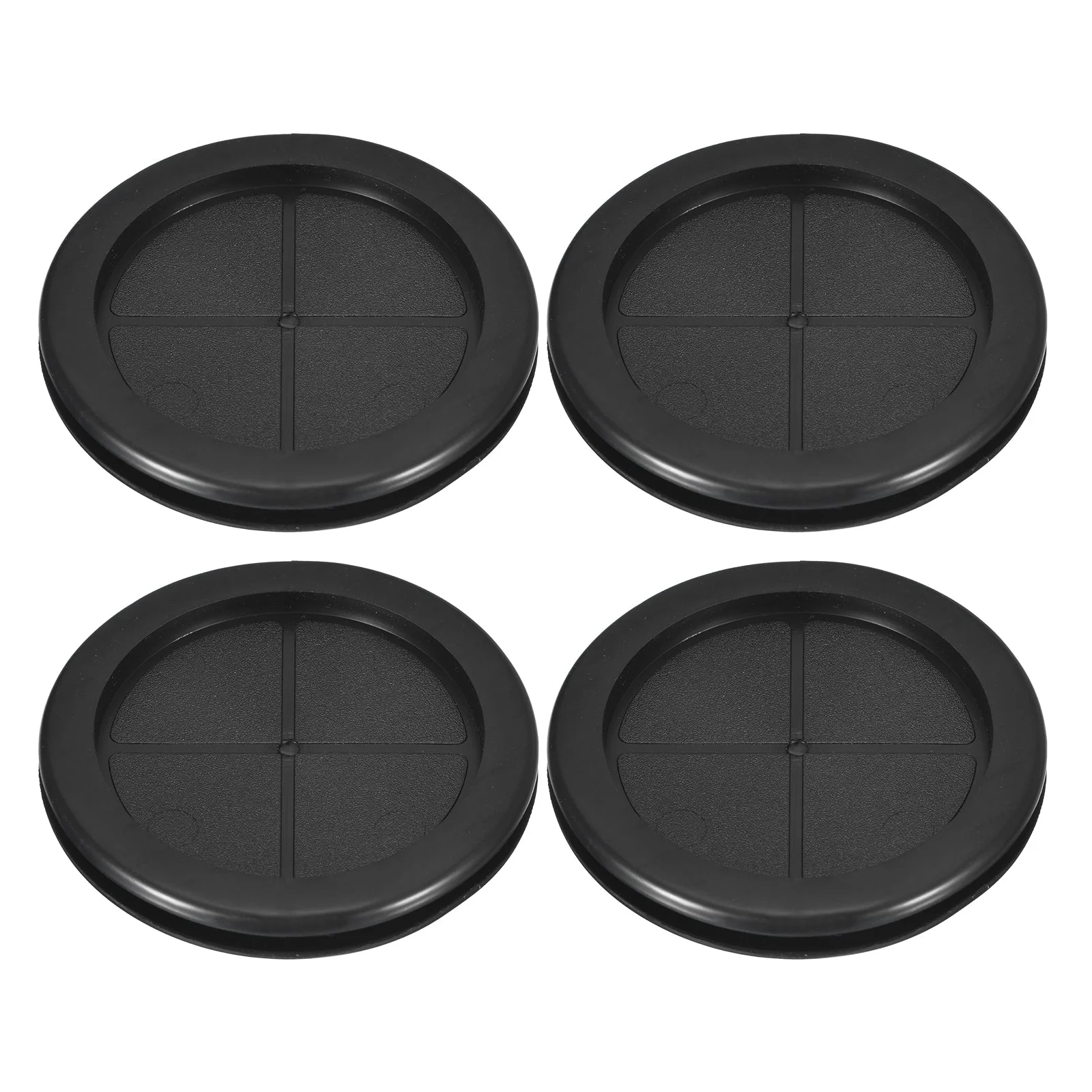 4Pcs Double Sided Rubber Grommets 2-6/8" 70mm Drill Hole 2-1/4" 60mm ID