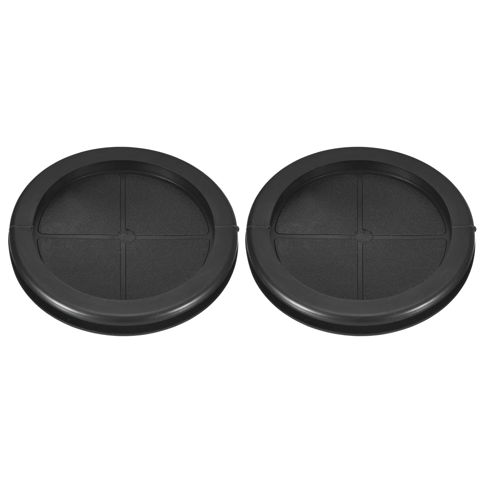 2Pcs Double Sided Rubber Grommets 3-4/8" (90mm) Drill Hole 3-1/4" (80mm) ID