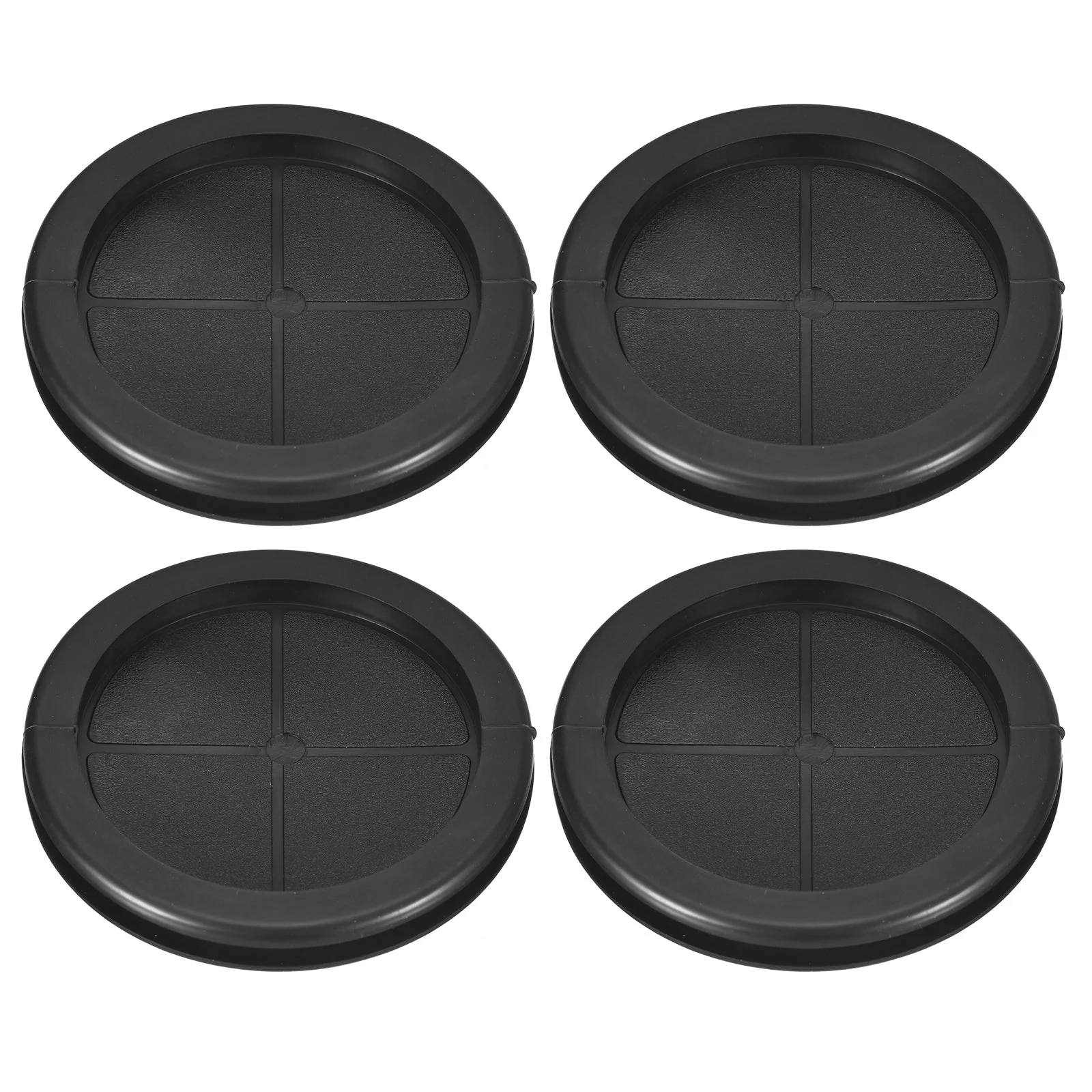 4Pcs Double Sided Rubber Grommets 3-4/8" (90mm) Drill Hole 3-1/4" (80mm) ID