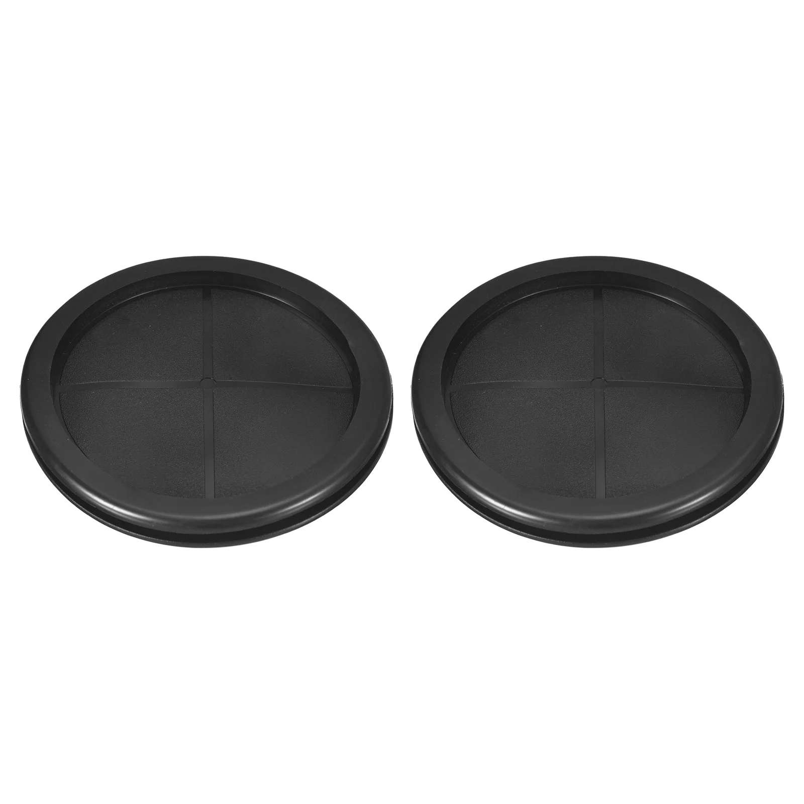 2Pcs Double Sided Rubber Grommets 4" (100mm) Drill Hole 3-2/4" (90mm) ID