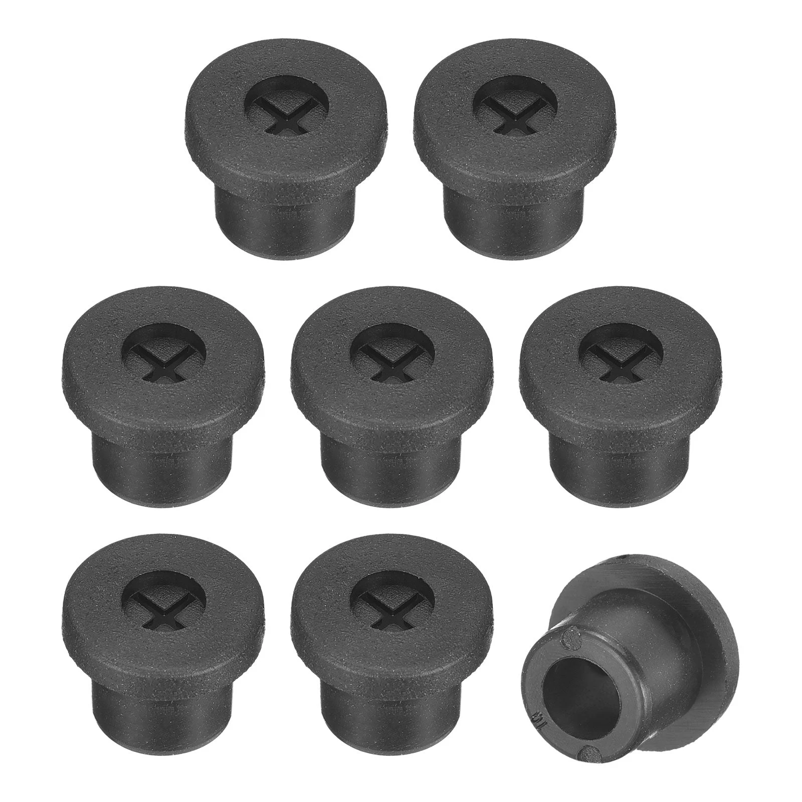 8Pcs Cable Cord Grommet 3/8 Inch Desk Grommet Flexible Rubber Grommets