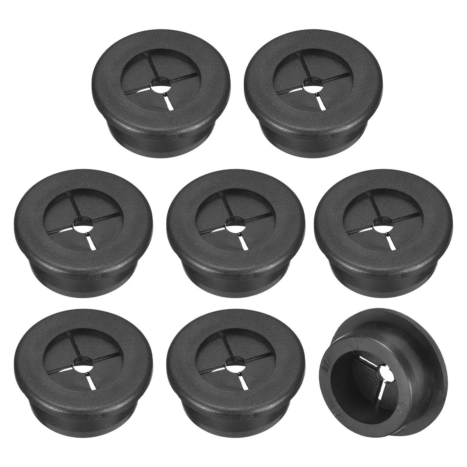 8 Pcs Cable Cord Grommet 1 Inch Desk Grommet Flexible Rubber Grommets