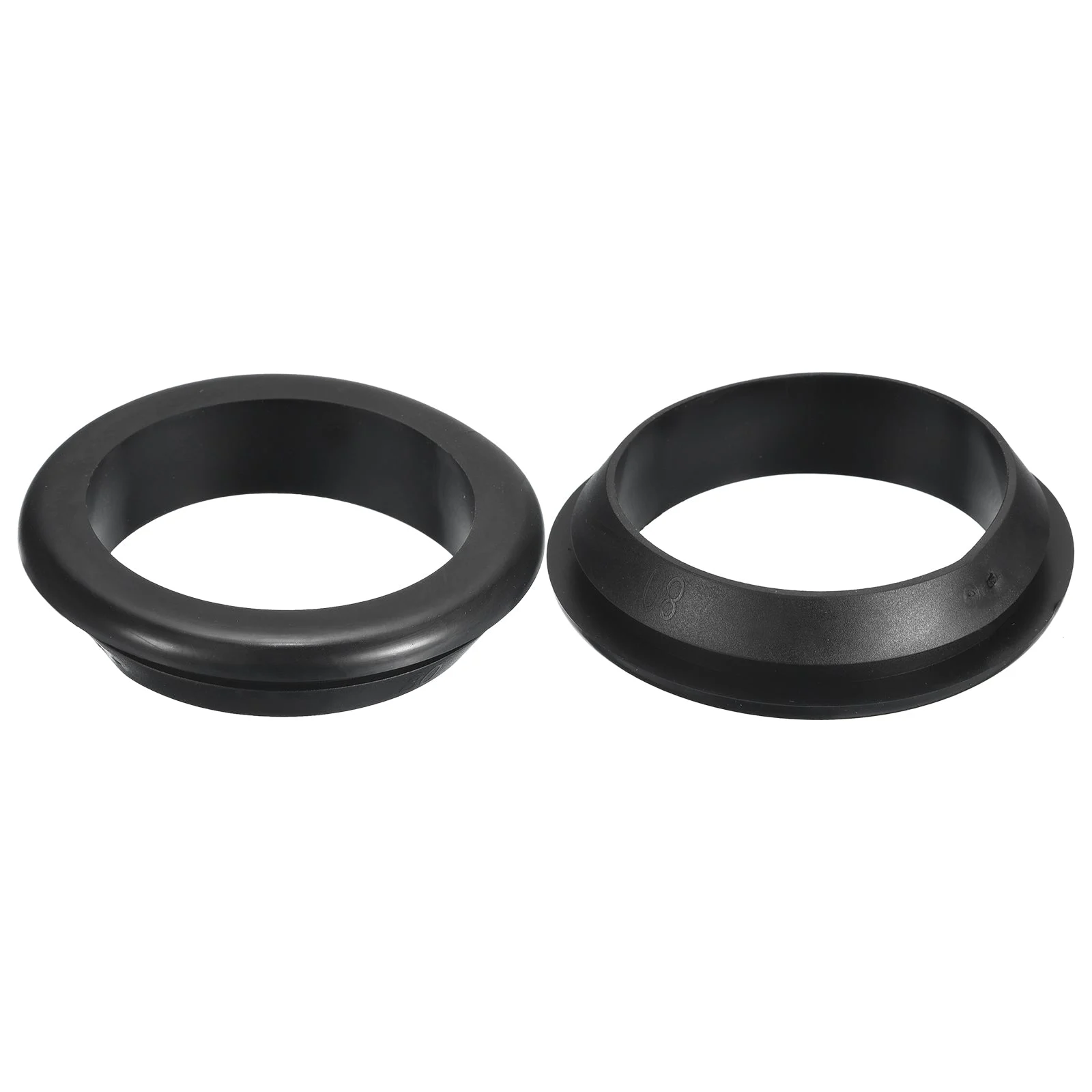 2 Pcs Rubber Grommets, 70mm ID 80mm Drill Hole Hollow Firewall Hole Plugs, Black
