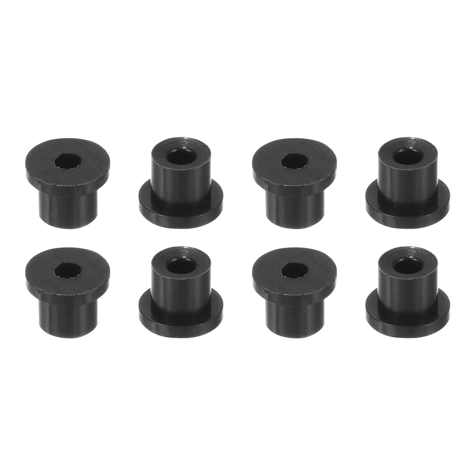 56Pcs Rubber Grommets 1/8" Drill Hole, 1/16" ID Top Hat Hole Plug Grommet