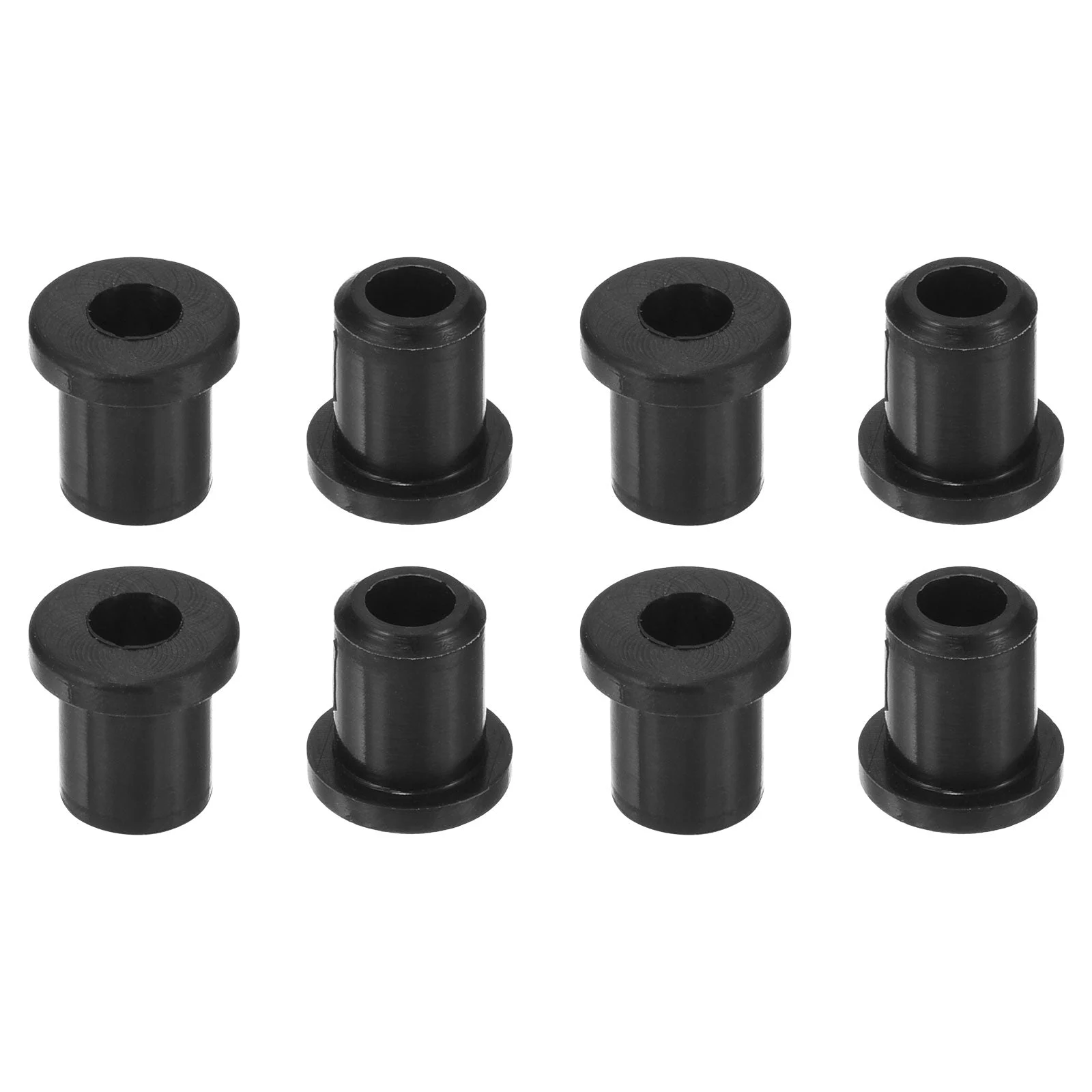 46Pcs Rubber Grommets 1/4" Drill Hole, 3/16" ID Top Hat Hole Plug Grommet