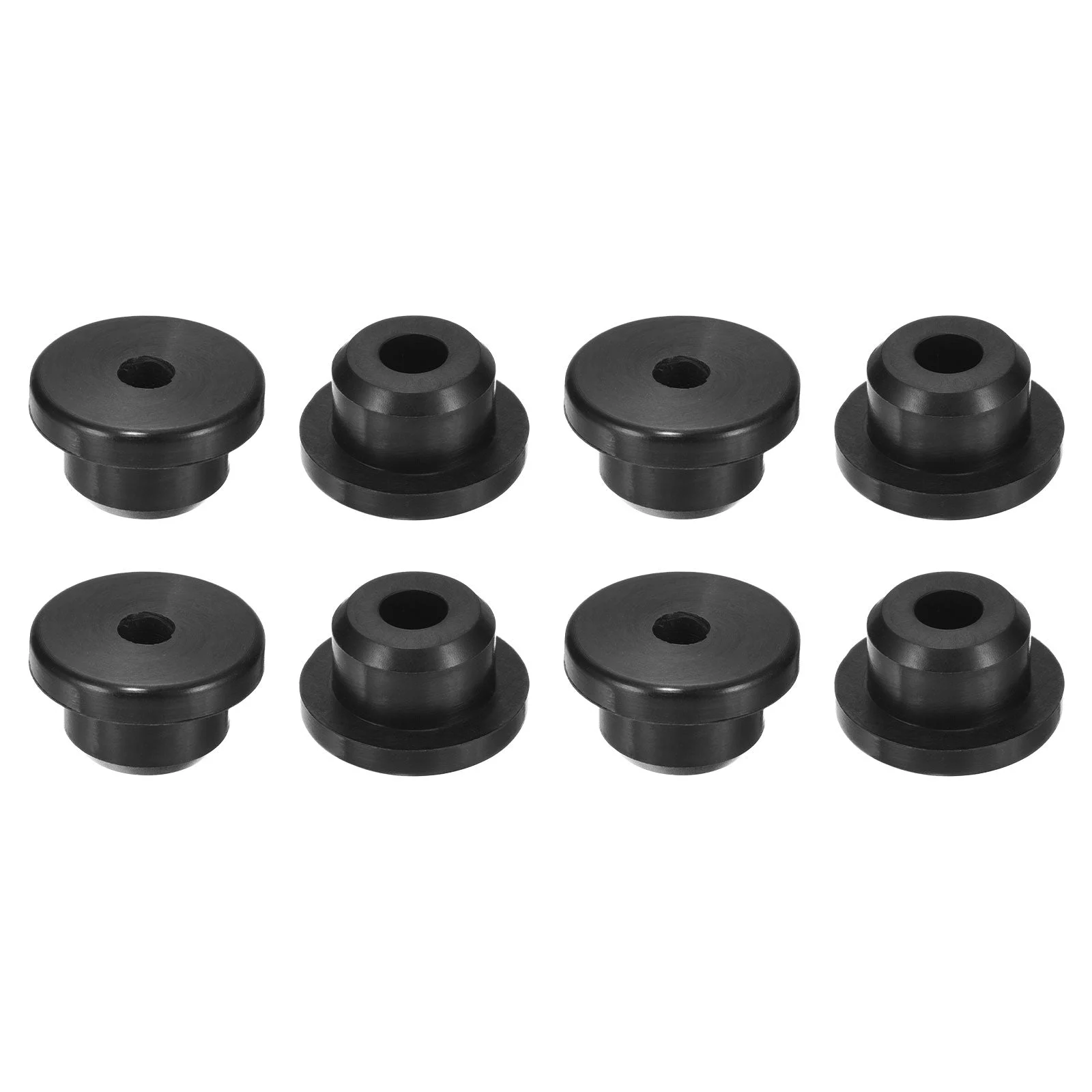 16Pcs Rubber Grommets 5/8" Drill Hole 1/4" ID Top Hat Hole Plug Grommet