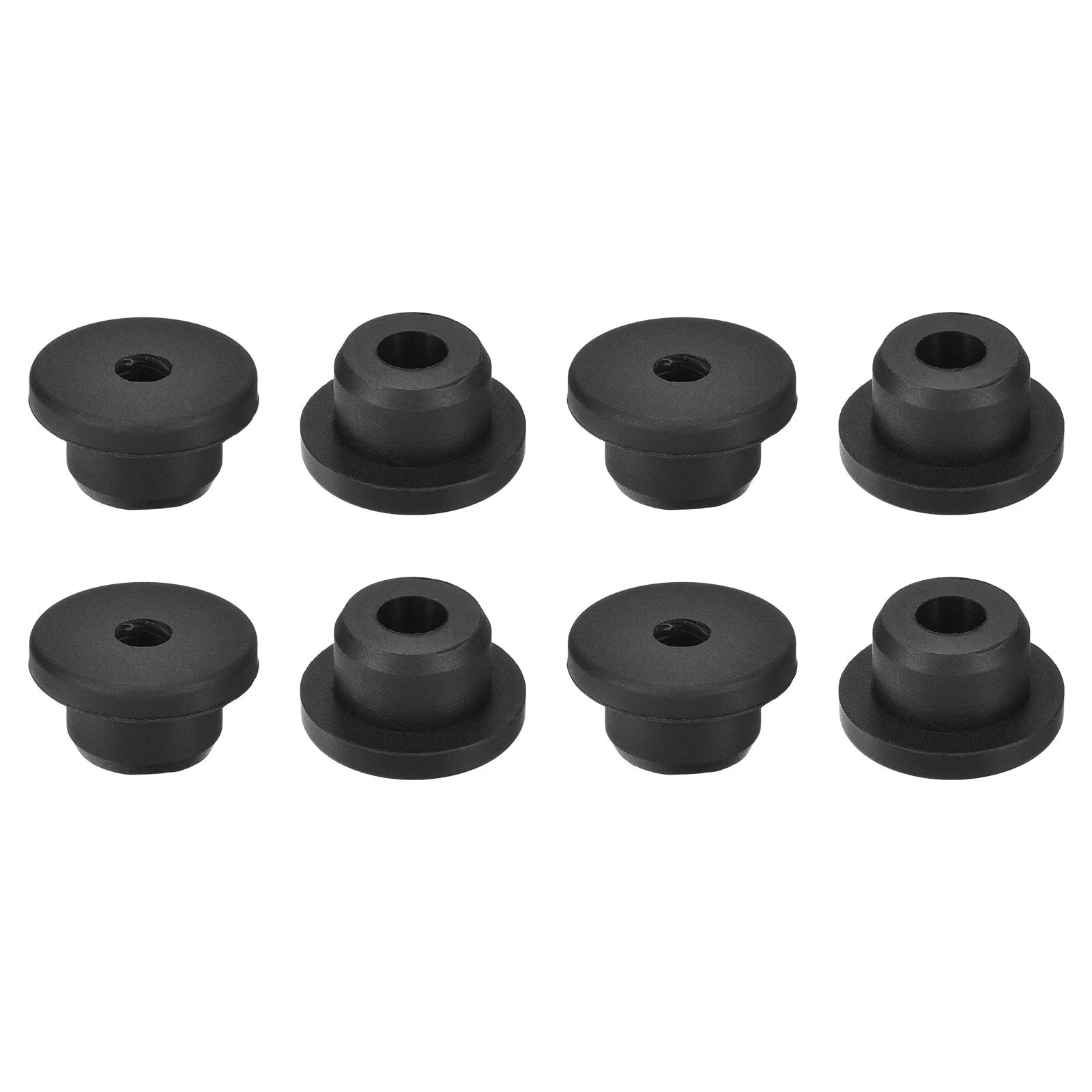 16Pcs Rubber Grommets 11/16" Drill Hole 5/16" ID Top Hat Hole Plug Grommet