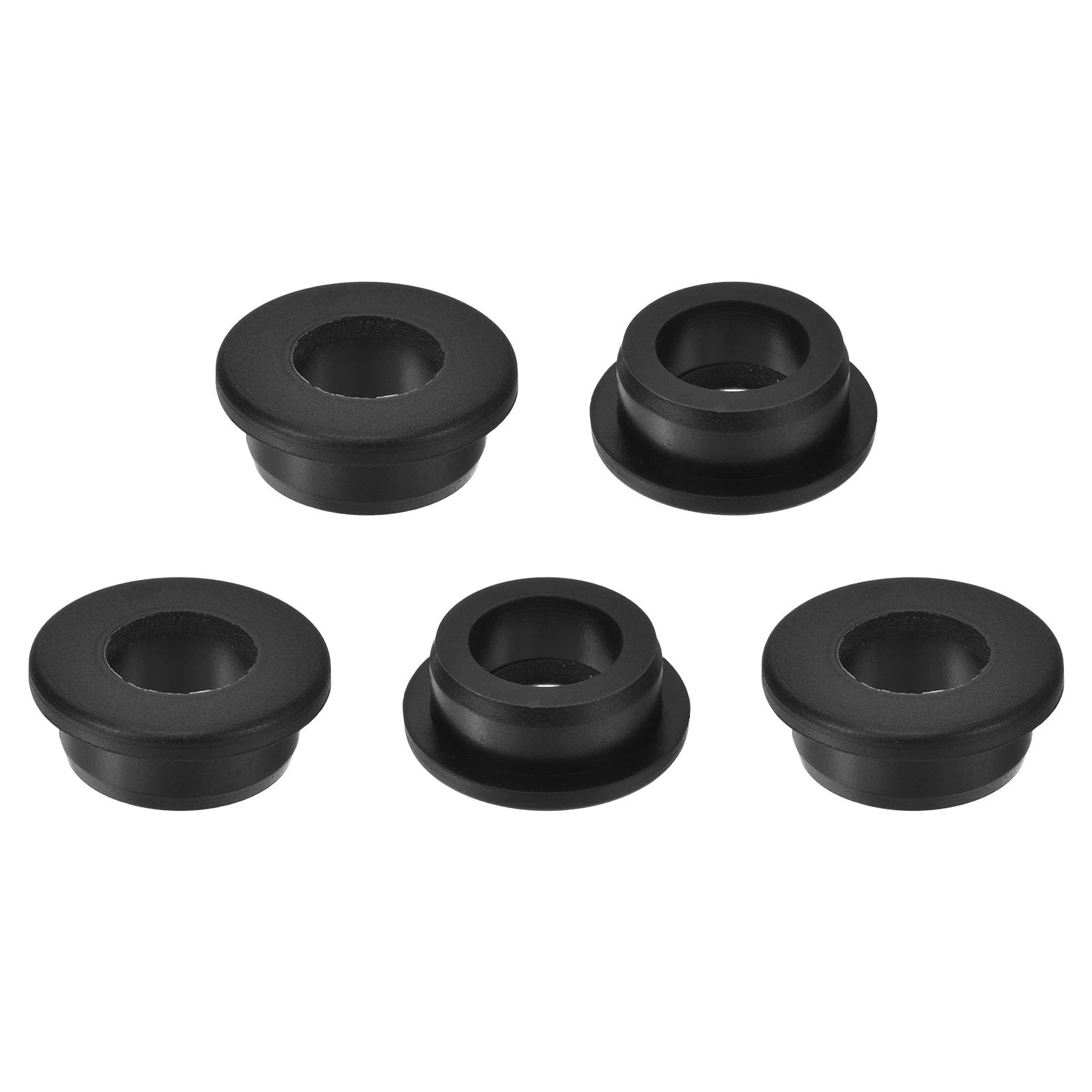 5Pcs Rubber Grommets 1-1/8" Drill Hole 3/4" ID Top Hat Hole Plug Grommet