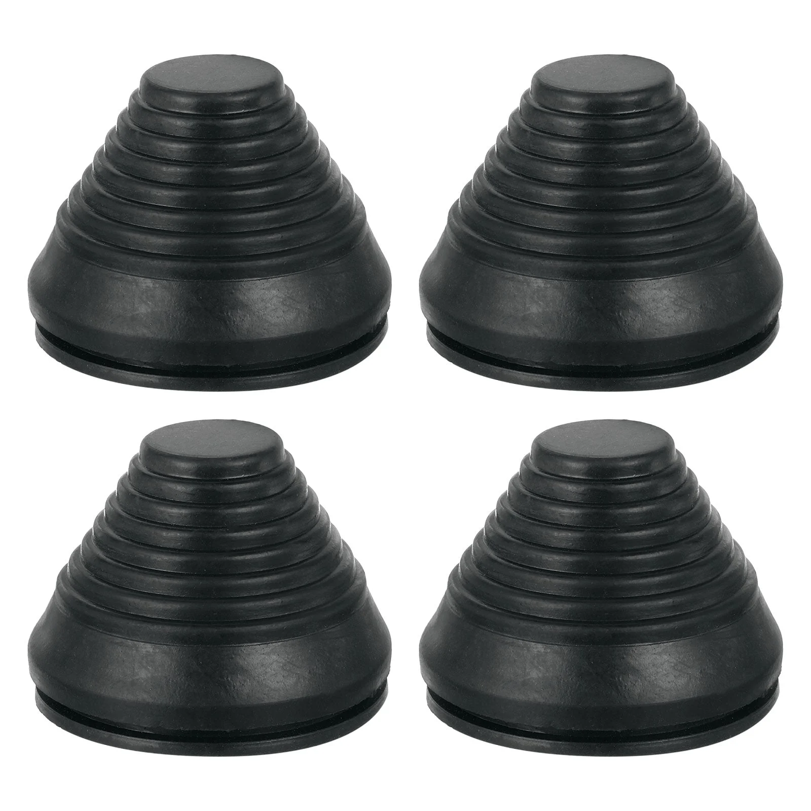 4 Pcs Tower Shaped Grommet 60mm 2.36 Inch, Rubber Plugs Hole for Wire Cable
