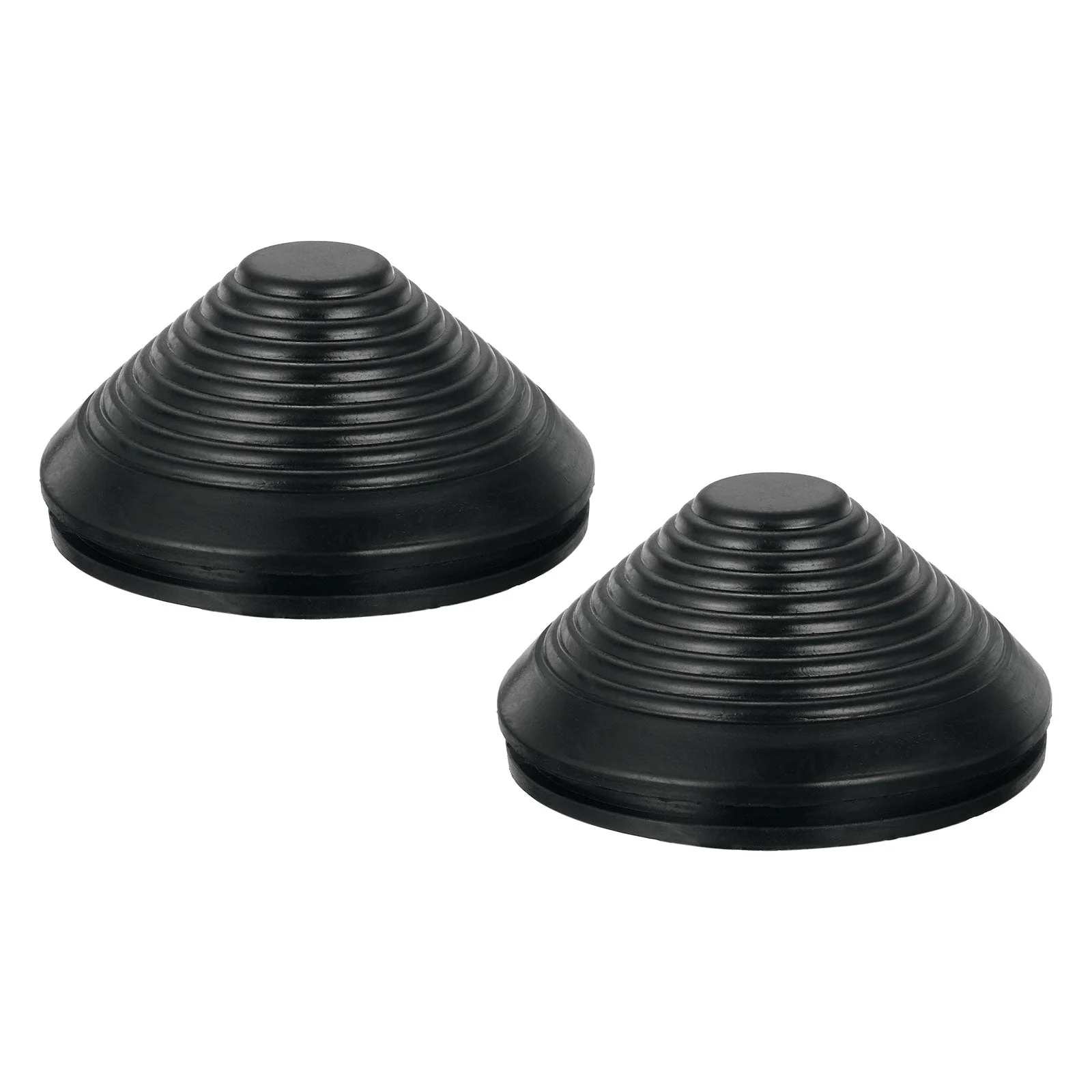 2 Pcs Tower Shaped Grommet 130mm 5.11 Inch, Rubber Plugs Hole for Wire Cable