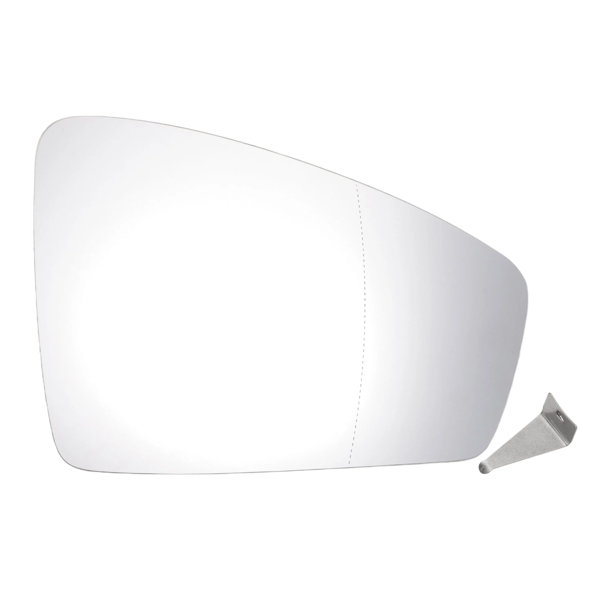 Car Right Side White Mirror Glass w/ Back Heated for Volkswagen Tiguan 2016-2021