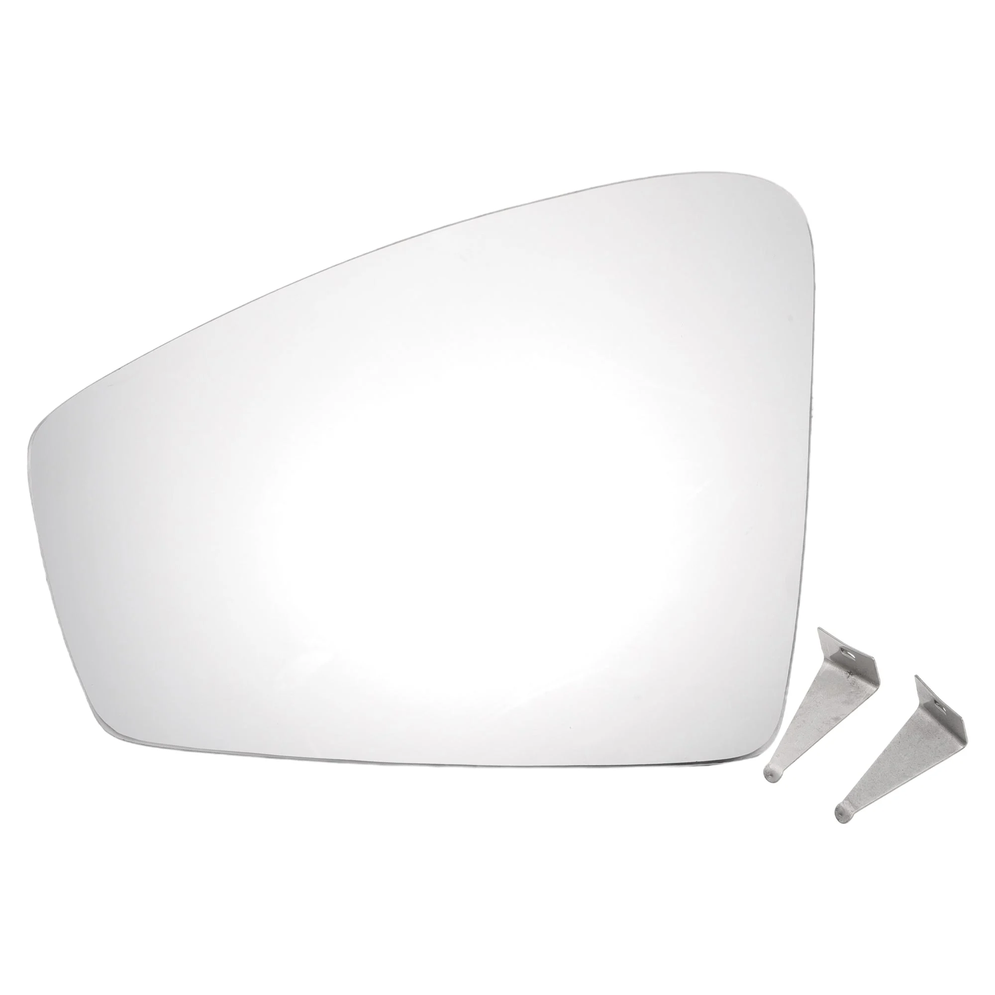 Car Left Side White Mirror Glass w/ Back Heated for Volkswagen Touareg 2018-2022
