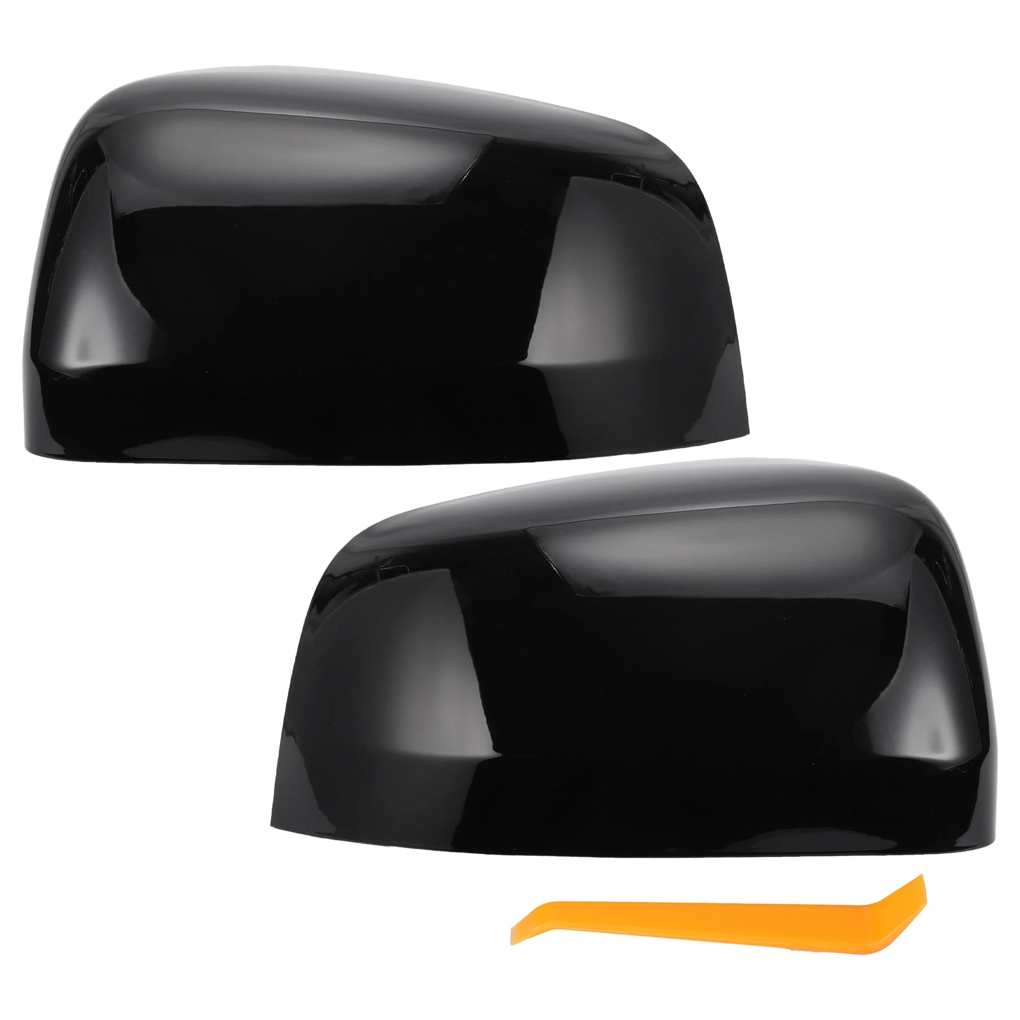 1 Set Rearview Mirror Cover Cap Gloss Black for Jeep Grand Cherokee for Dodge