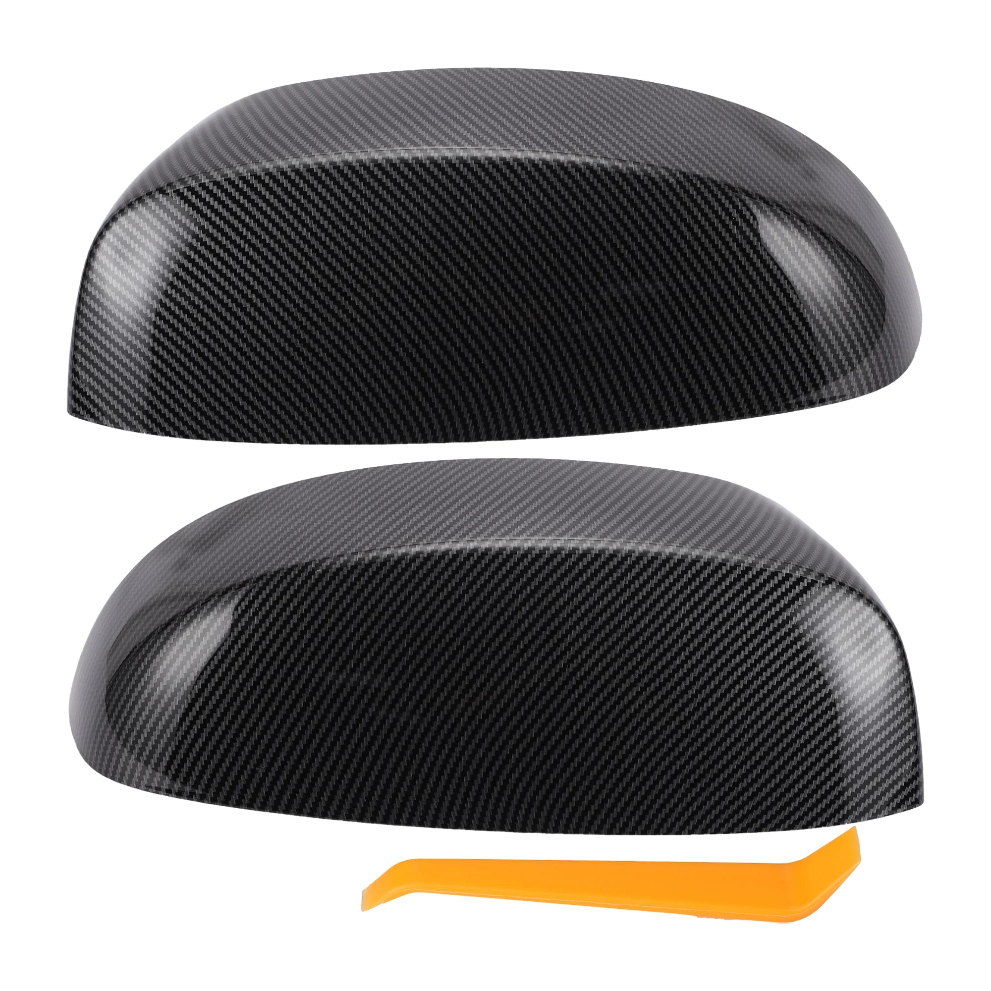 1 Set Rearview Mirror Cover Cap Black Carbon Fiber for Chevrolet Avalanche