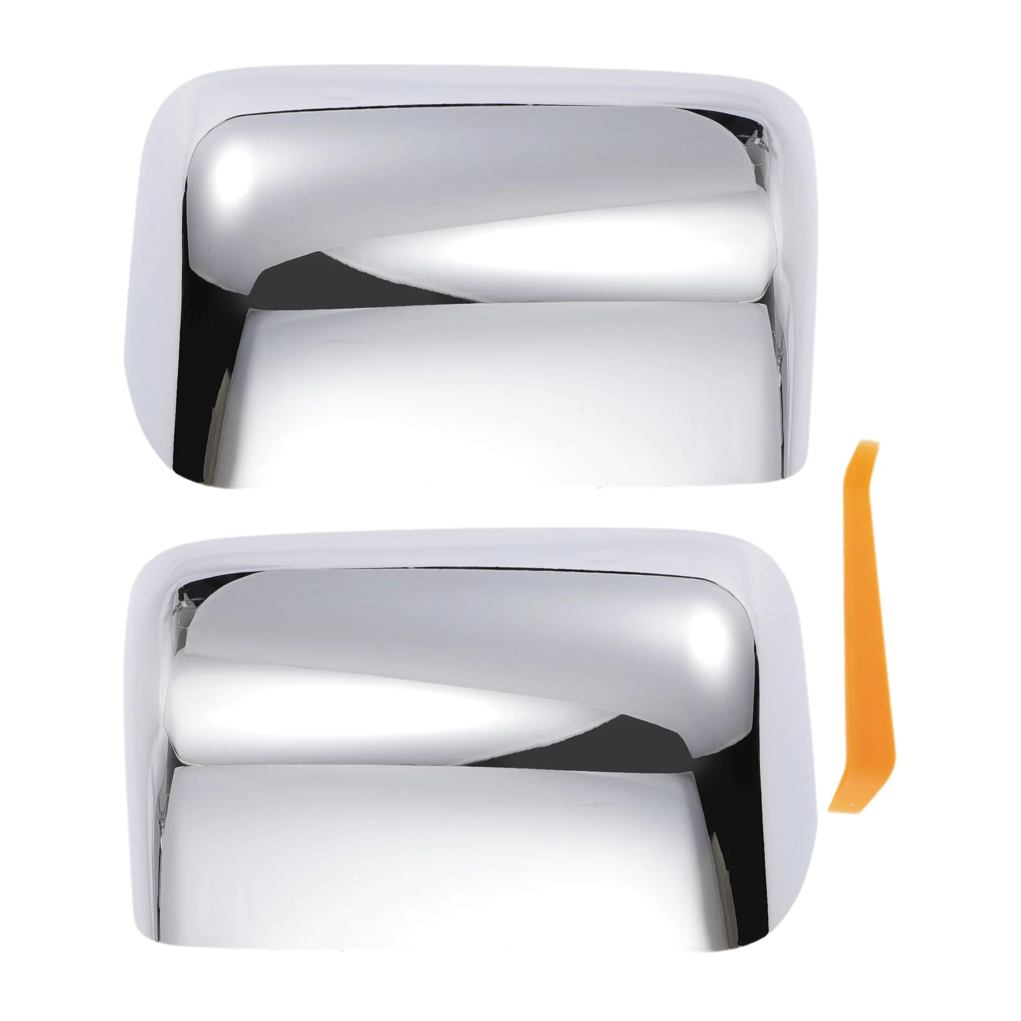 1 Set Rearview Mirror Cover Cap Chrome Plated for Ford Excursion F150 F250 F350