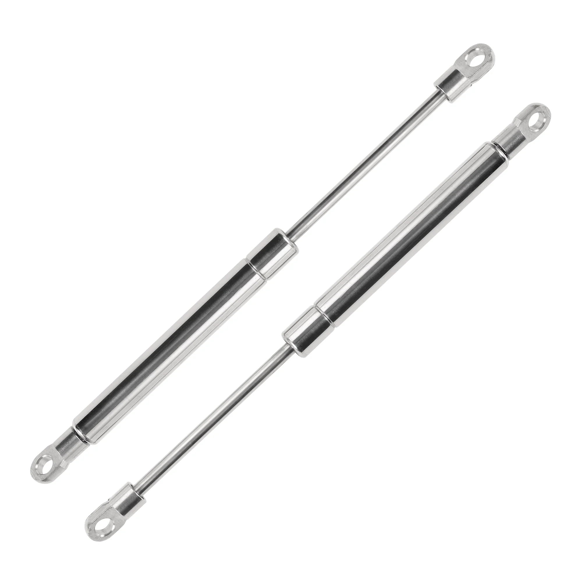 2Pcs 10inch/254mm 10lb/45N Stainless Steel Marine Lift Support Gas Struts