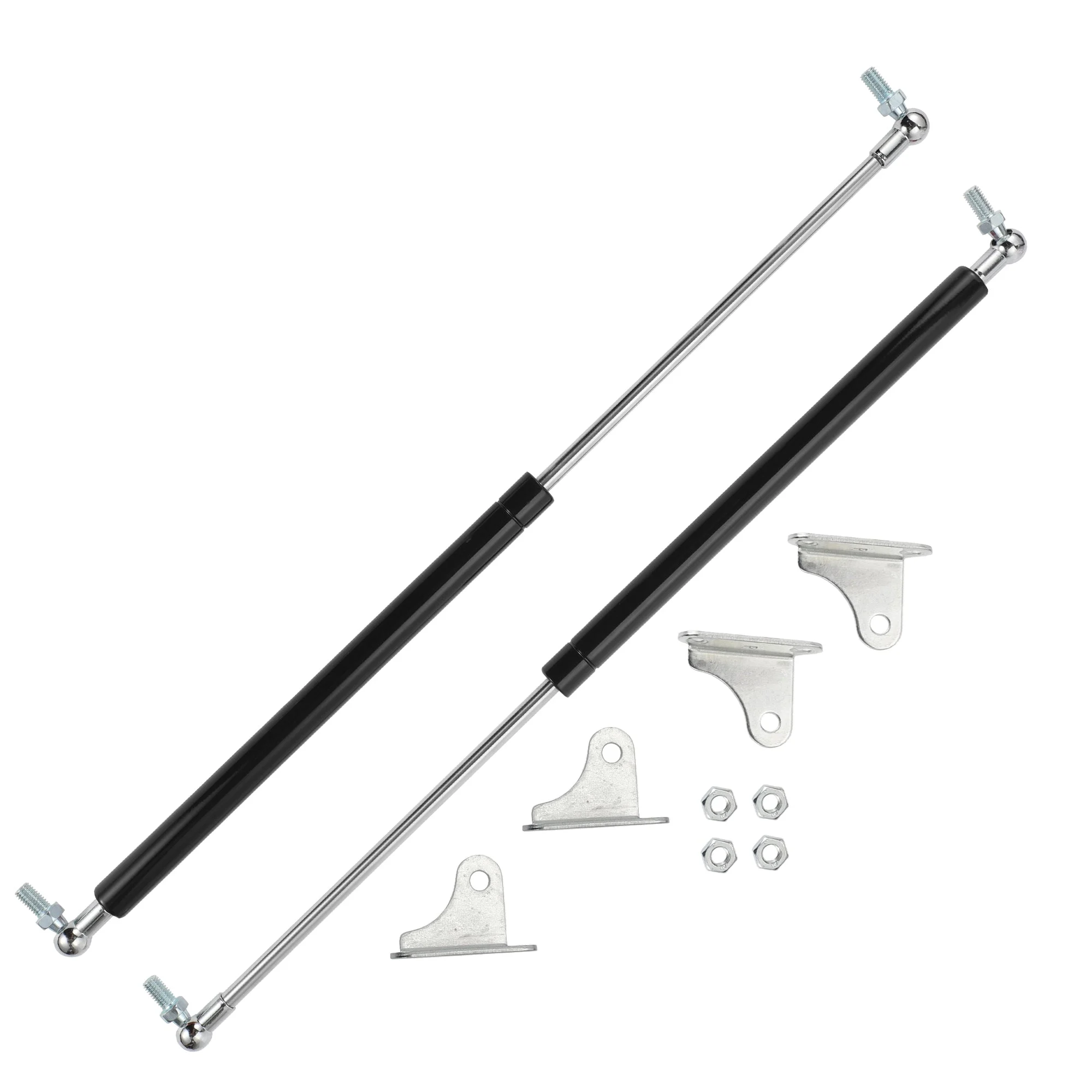 2pcs 100lb/445N/44.5kg 20inch/500mm Lift Supports Struts Black for Car Truck RV