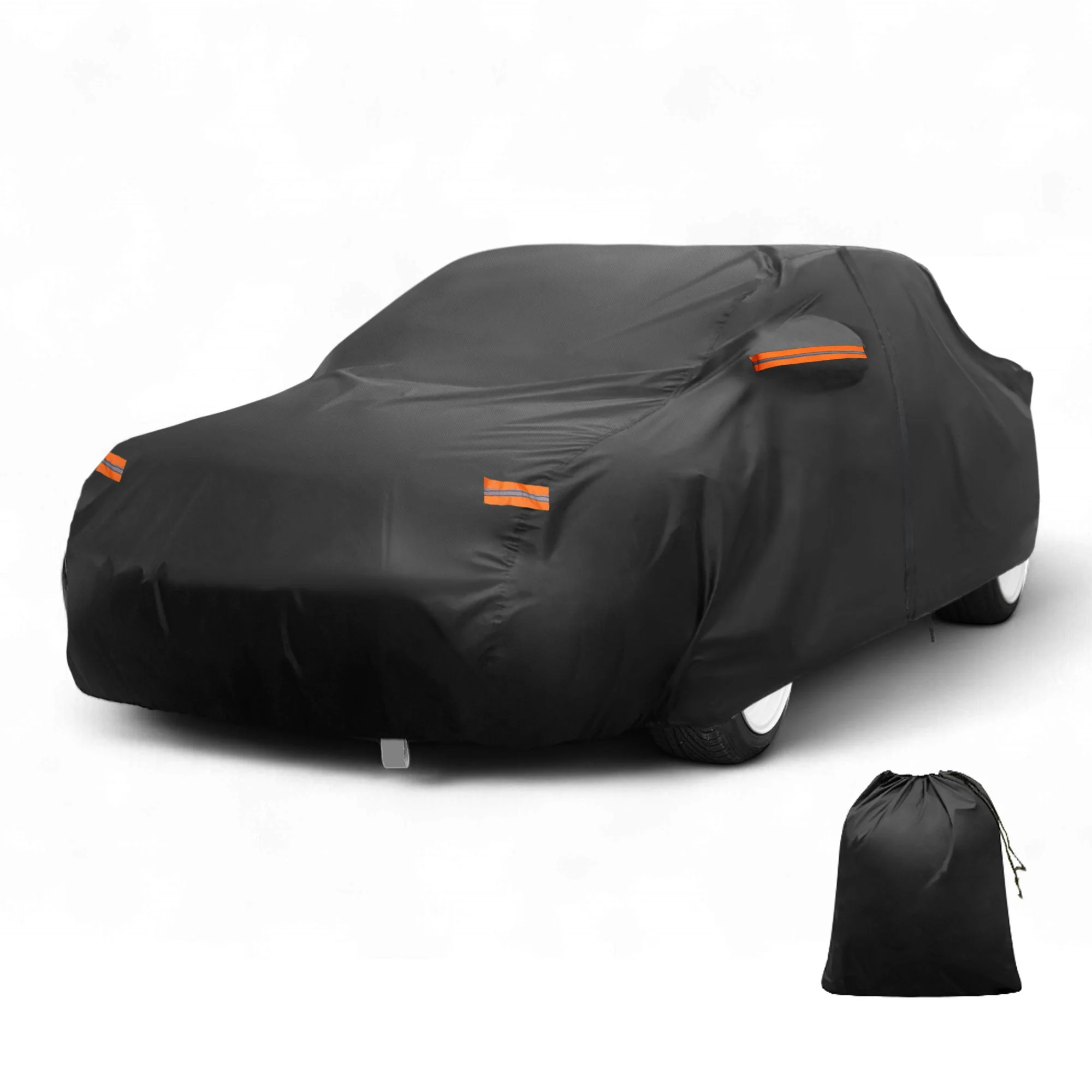 Car Cover Outdoor Waterproof Sun Rain Snow Hail Protection with Left Side Door Zipper 210D-PU for Mazda MX-5 Miata