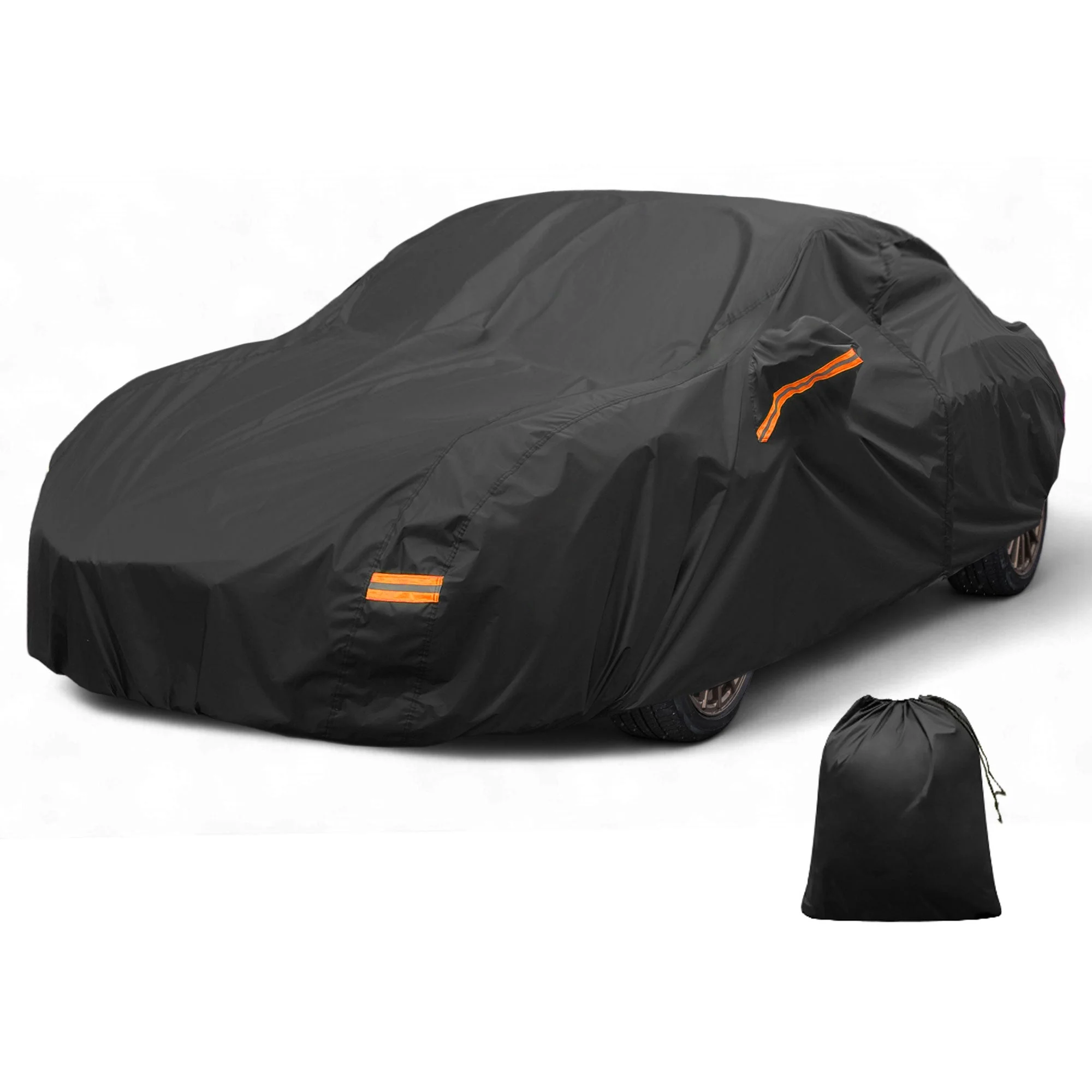 Car Cover Outdoor Waterproof Sun Rain Snow Hail Protection with Left Side Door Zipper 210D-PU for Lexus LC