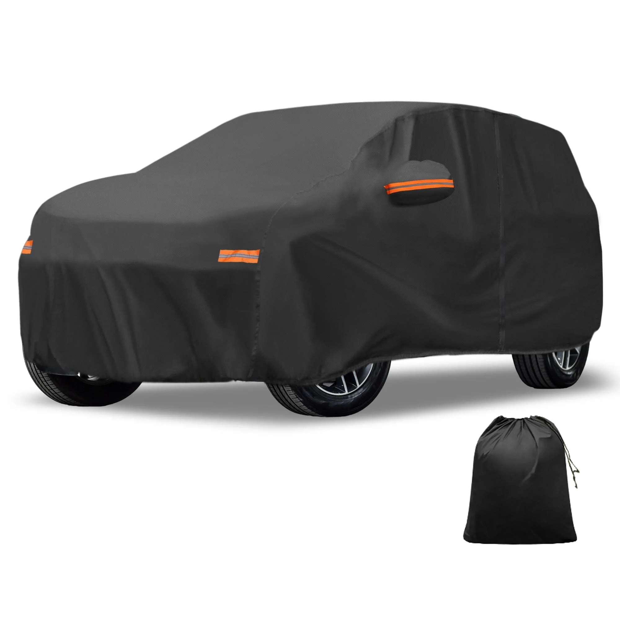 Car Cover Outdoor Waterproof Sun Rain Snow Hail Protection with Left Side Door Zipper Aluminum Film for Lincoln Corsair