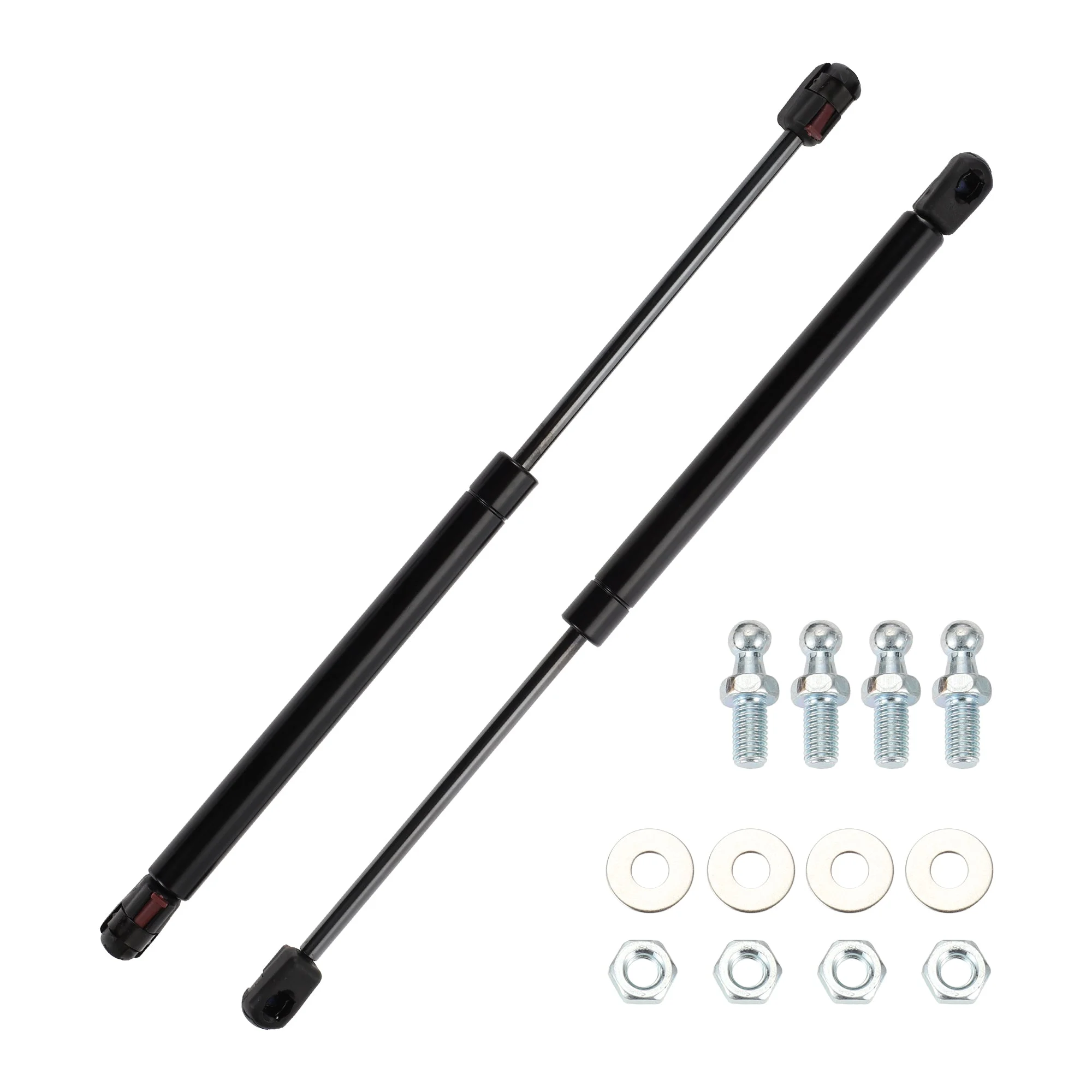 2 Set 80lb/355N/35.5kg 15inch/380mm Gas Struts Black for Car Truck RV Boat