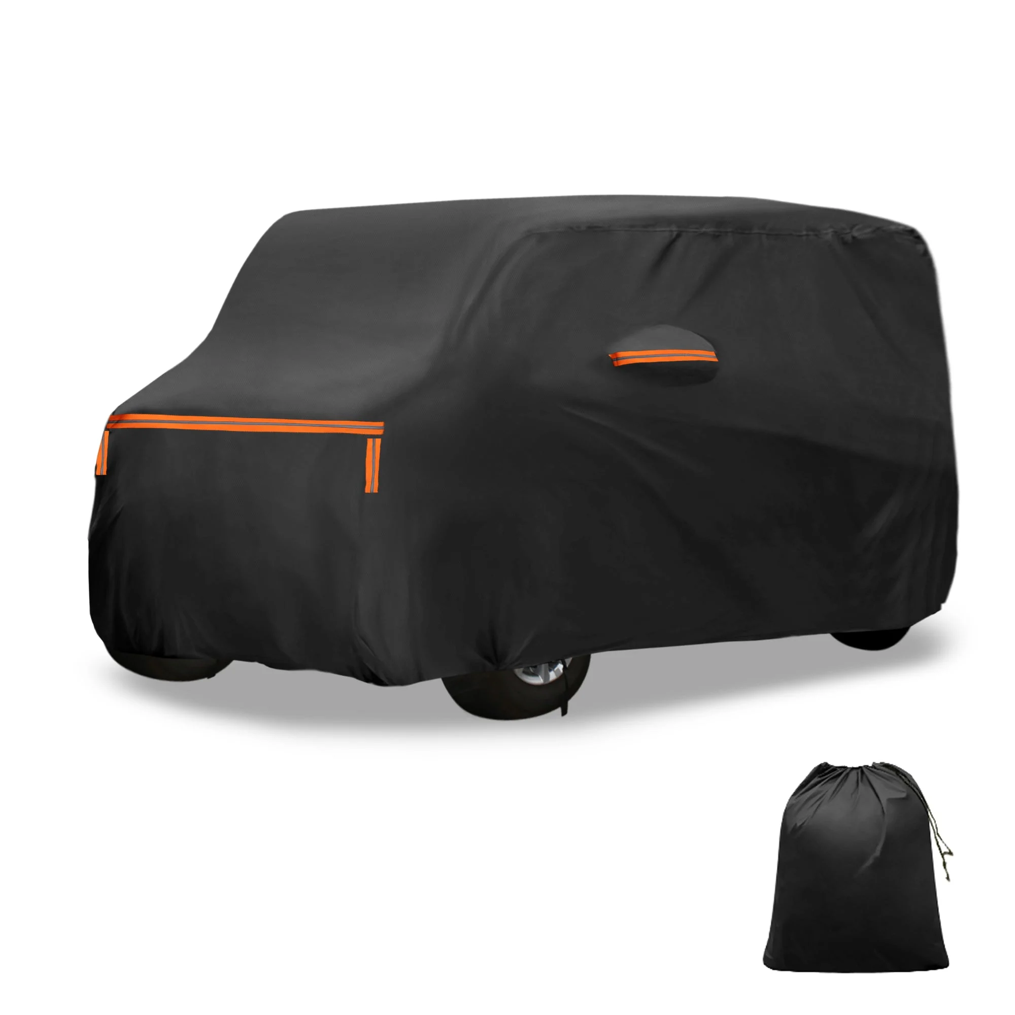 Waterproof Aluminum Film Cotton Car Cover for Nissan Roox with Zipper