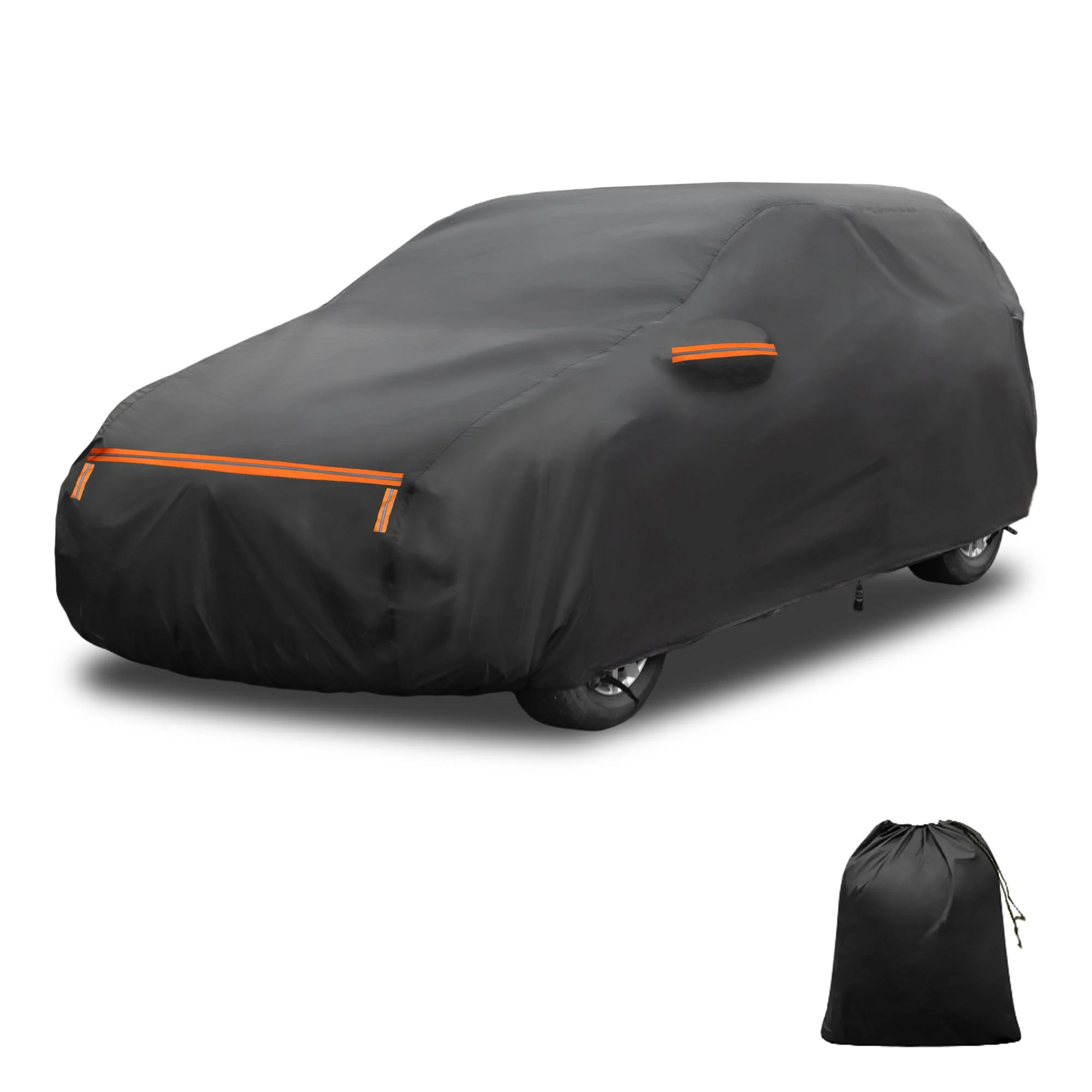 Waterproof Aluminum Film Cotton Car Cover for Toyota Sienta with Zipper
