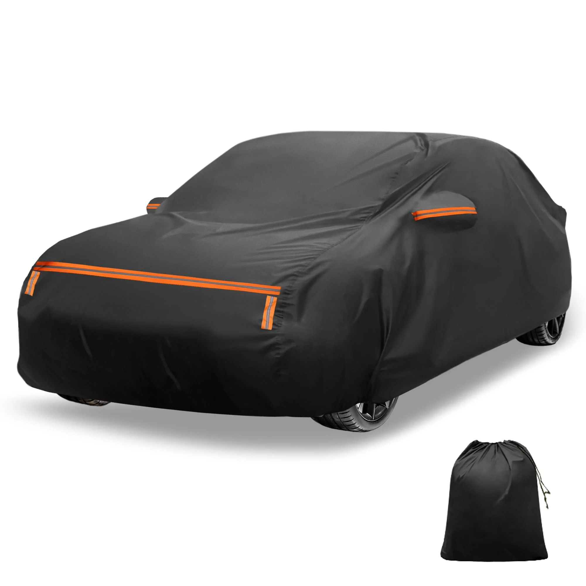 Waterproof Aluminum Film Cotton Car Cover for Mazda CX-3 with Zipper