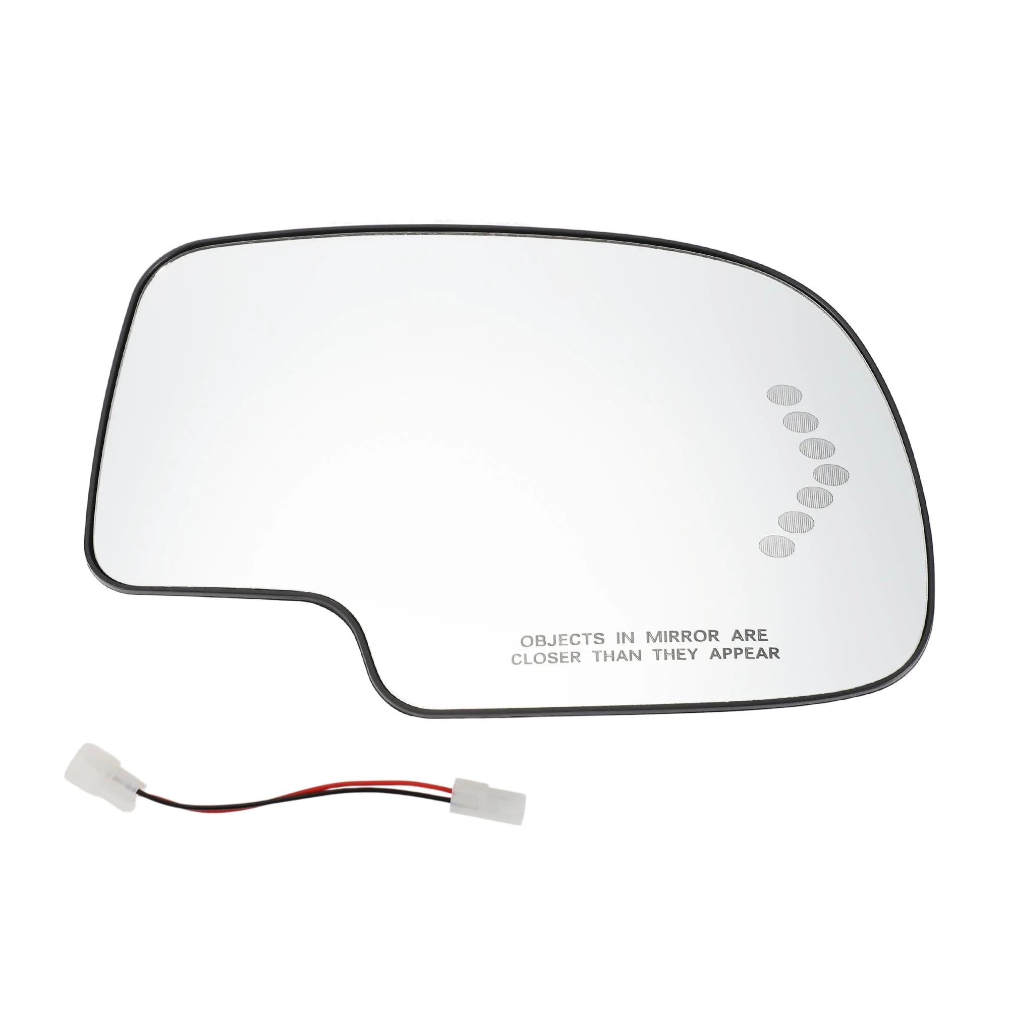 Heated Right Mirror Glass Replacement for Chevrolet Silverado 1500 2500 3500