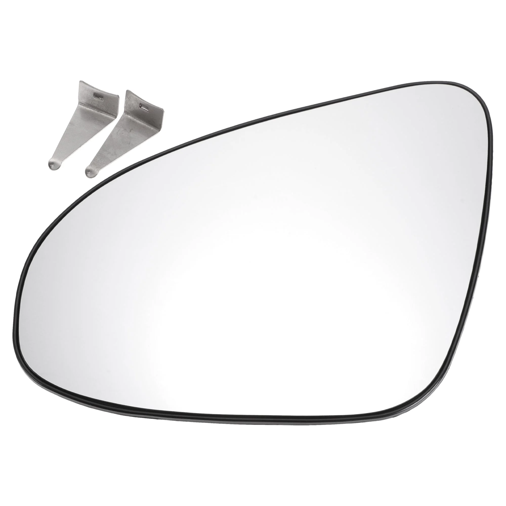 Non-Heated Left Driver Side Mirror Glass Replacement for Toyota Yaris 2012-2017